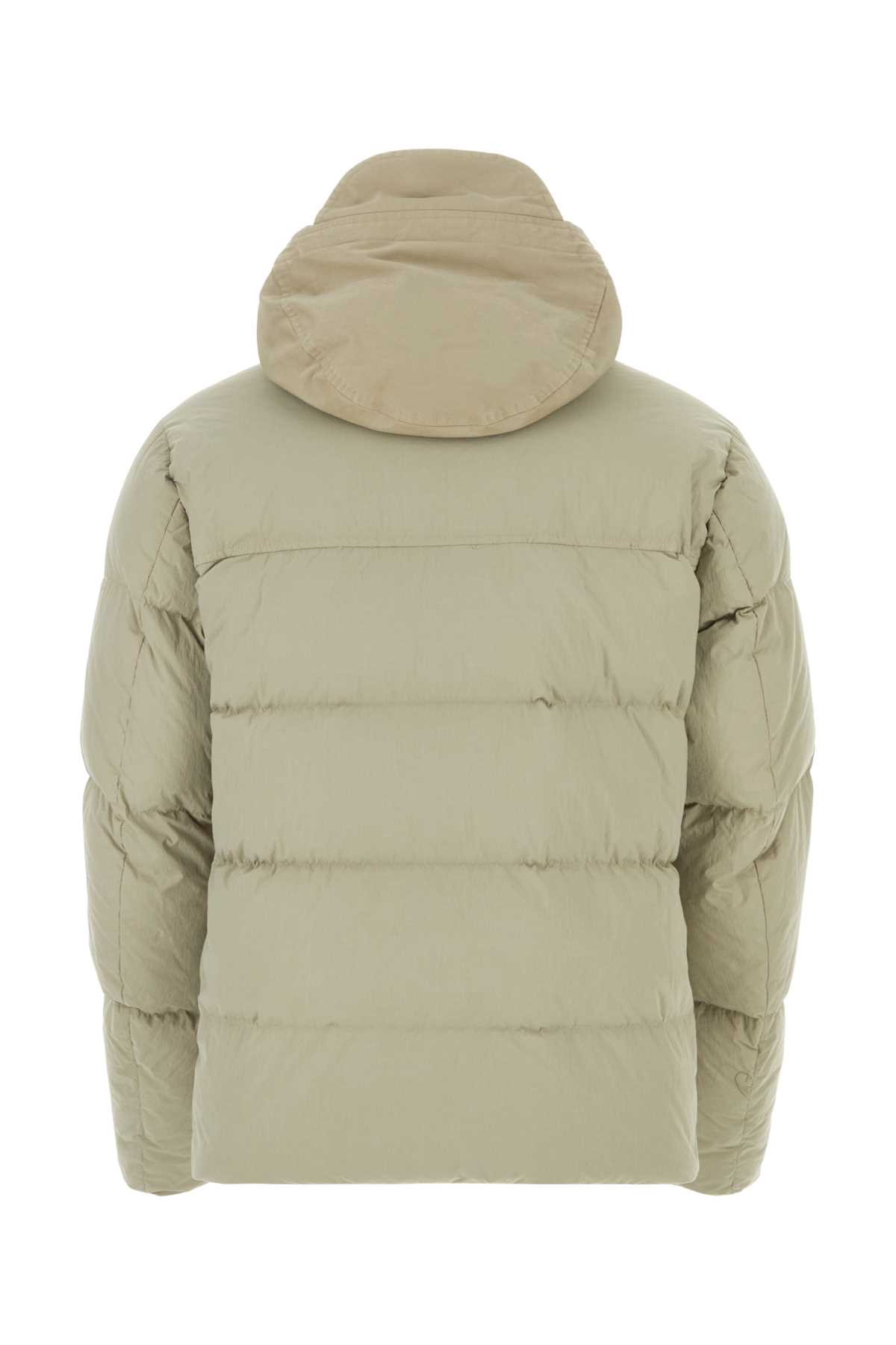 Shop Ten C Sand Nylon Grays Down Jacket In 903