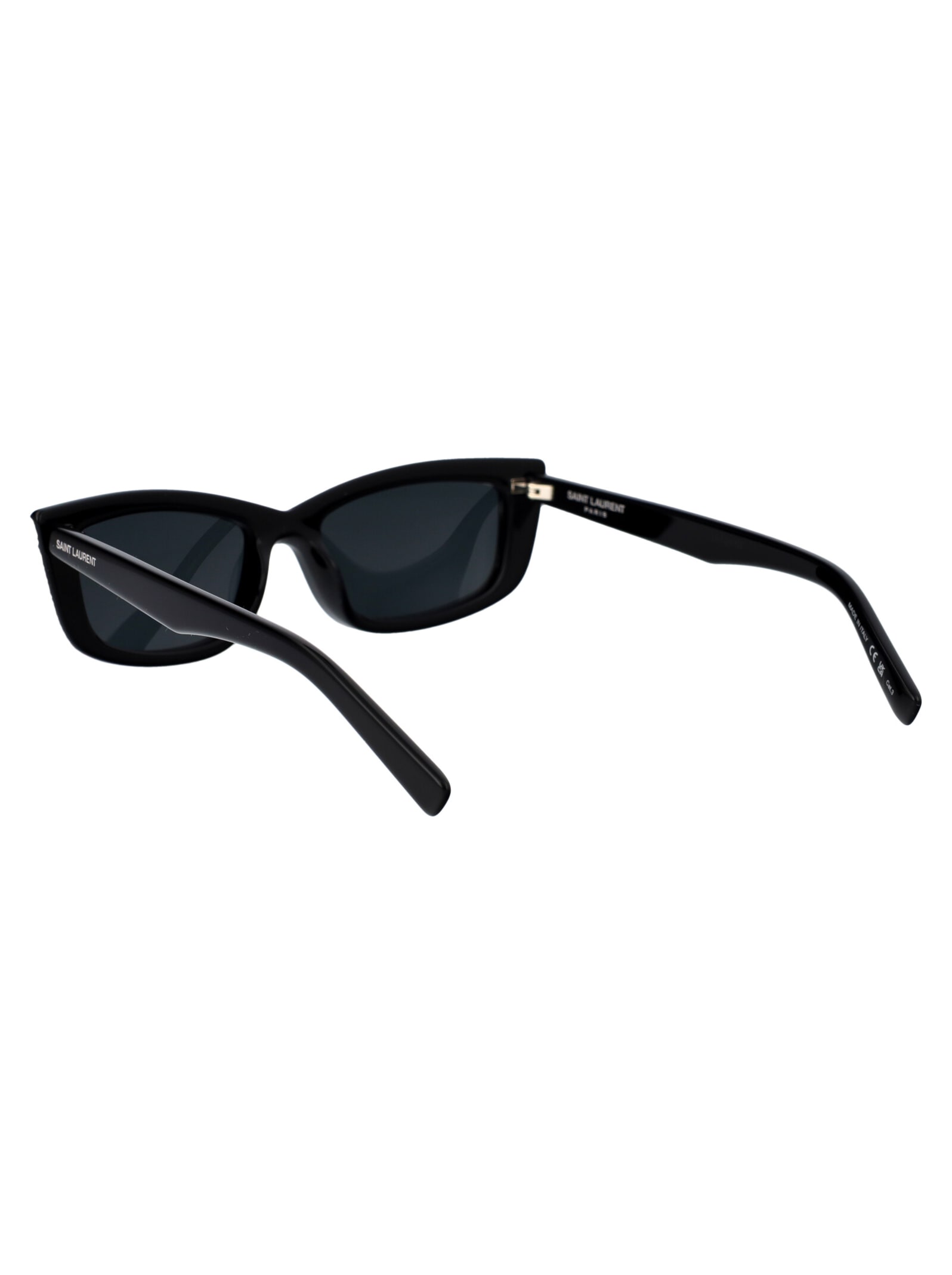 Shop Saint Laurent Sl 658 Sunglasses In 001 Black Black Black