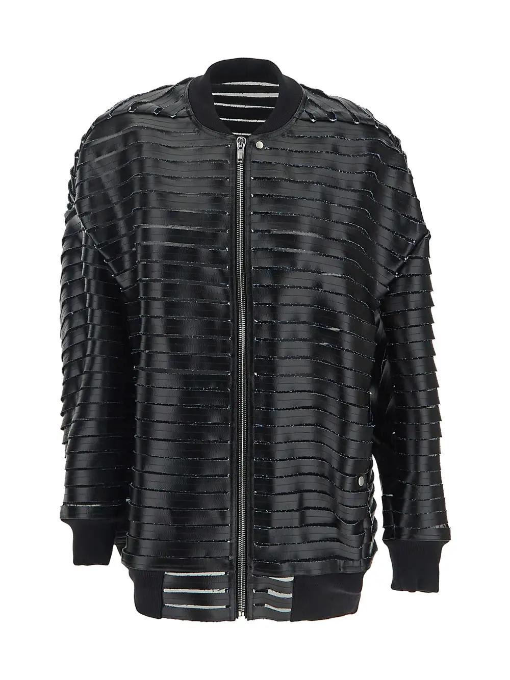 Rick Owens Faux-leather Bomber Jacket