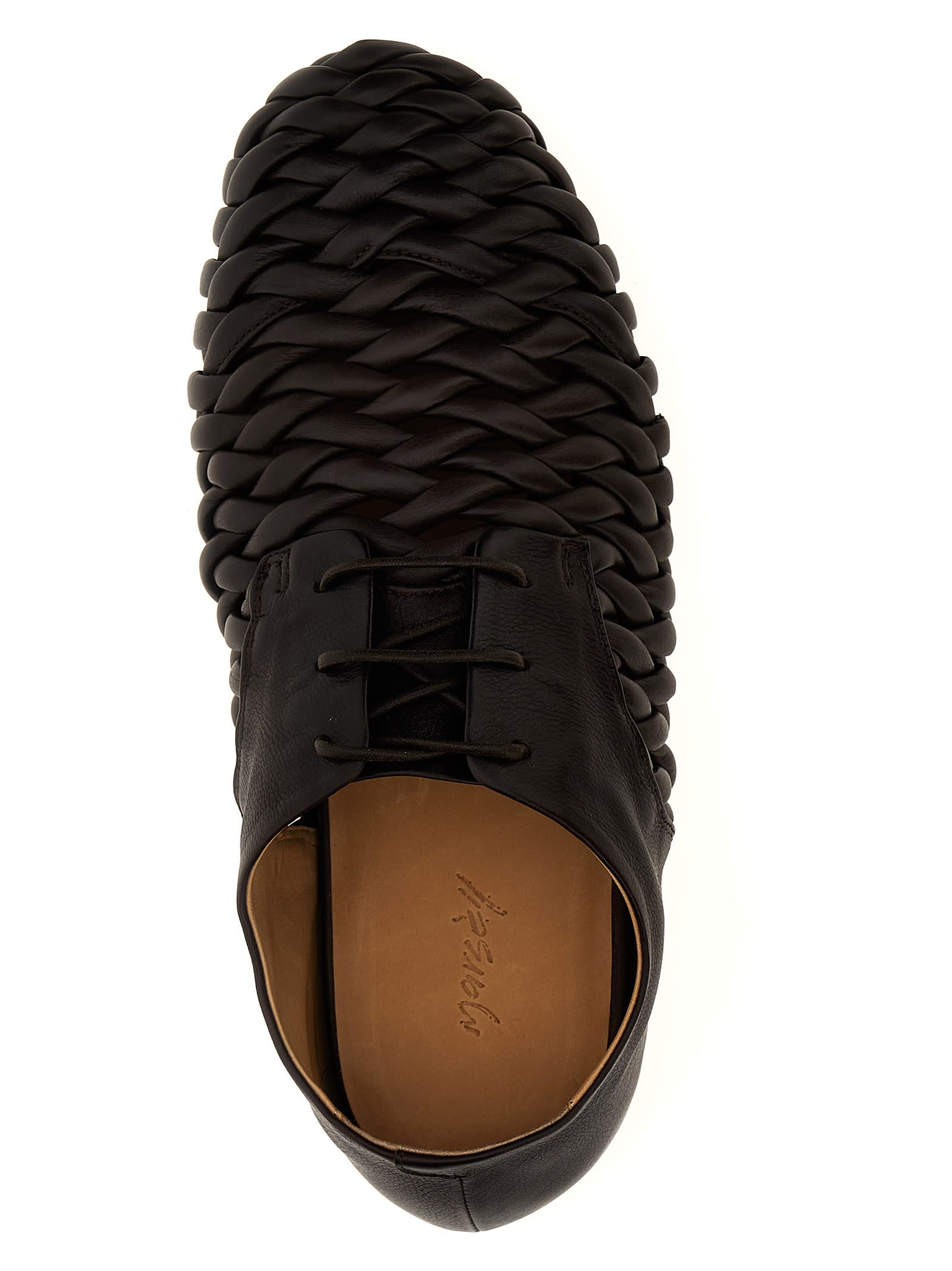 Shop Marsèll Steccoblocco Lace-up Shoes In Brown