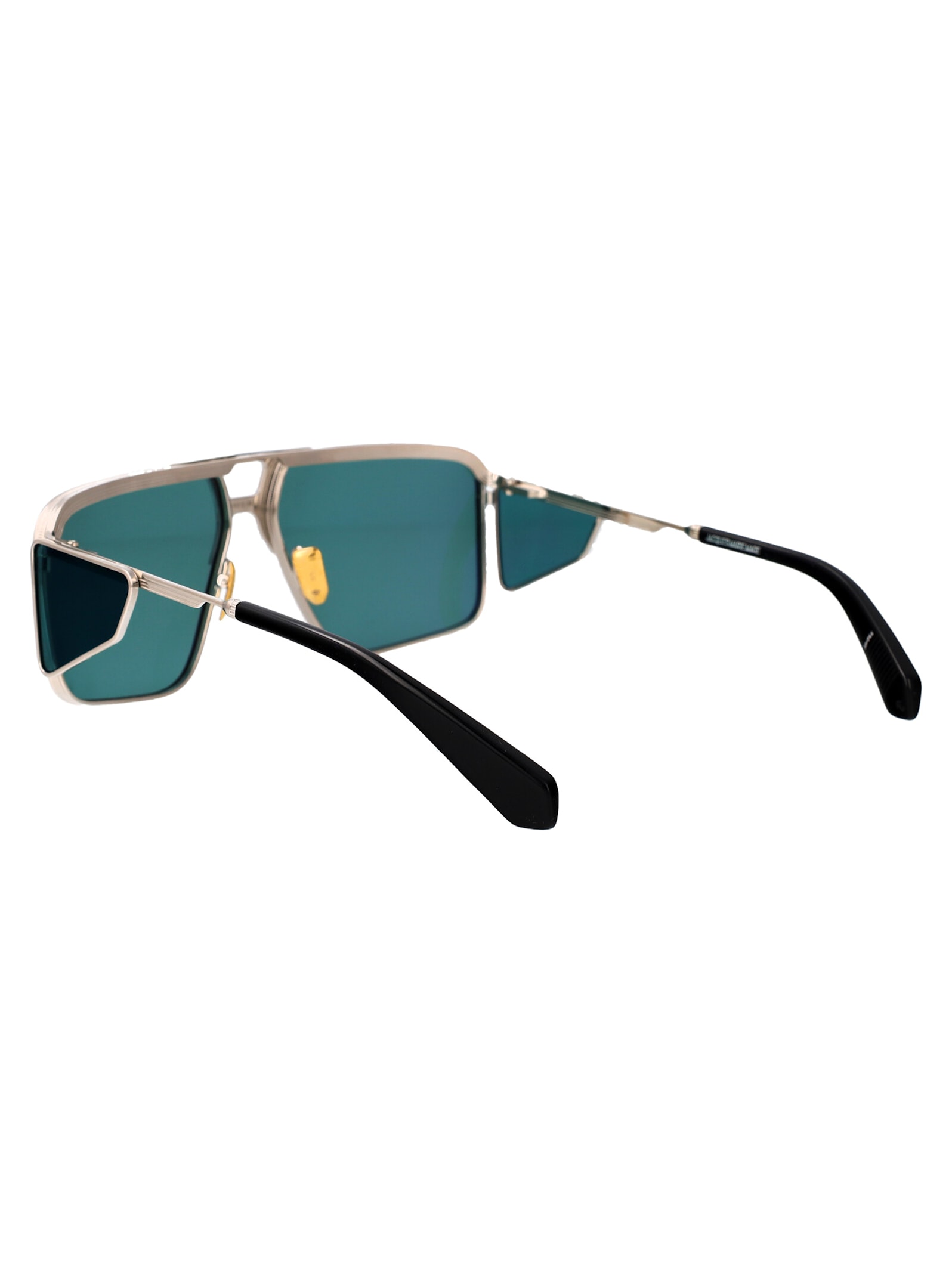 Shop Jacques Marie Mage Assen Sunglasses In Silver