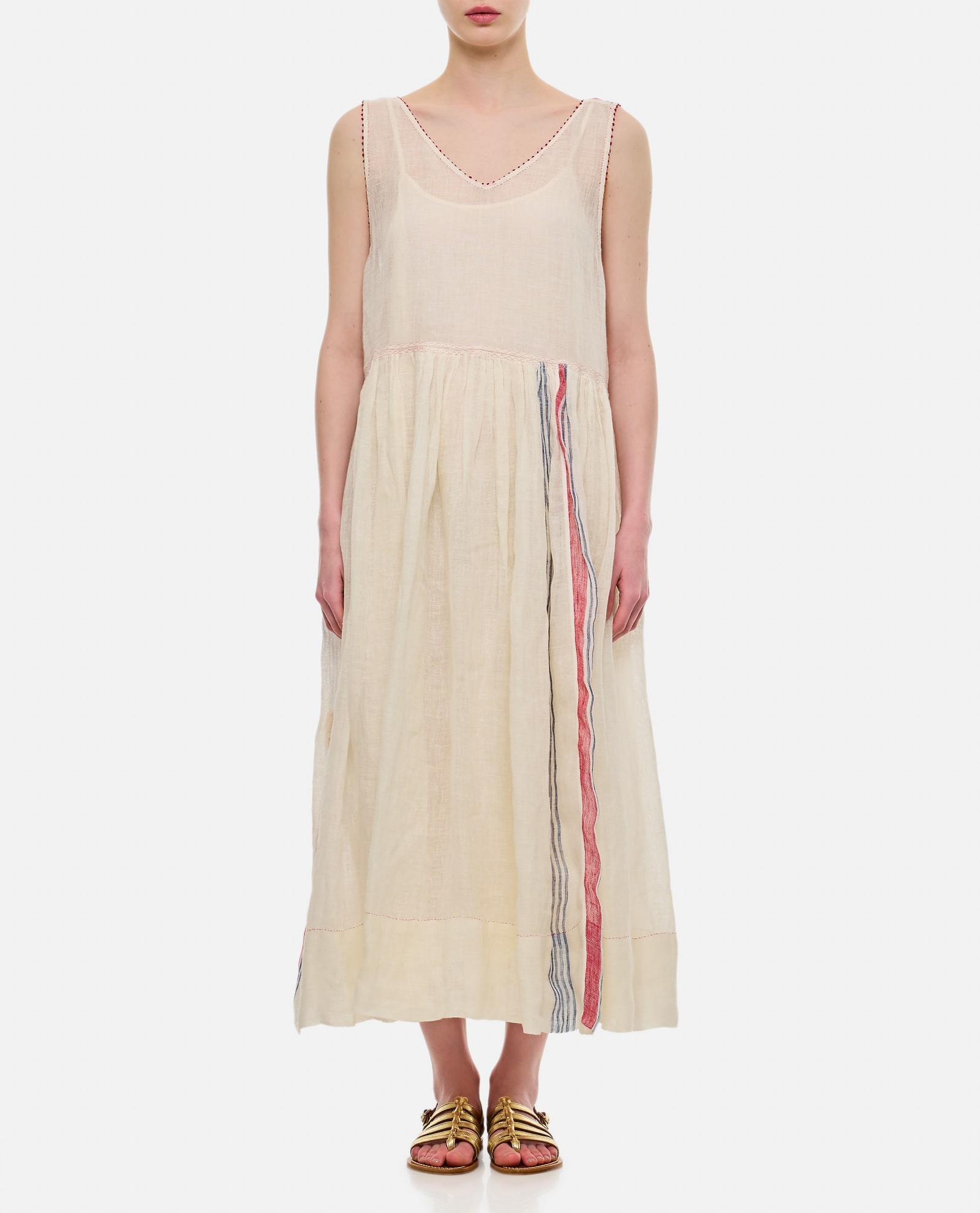 Cotton Printed Midi Dress