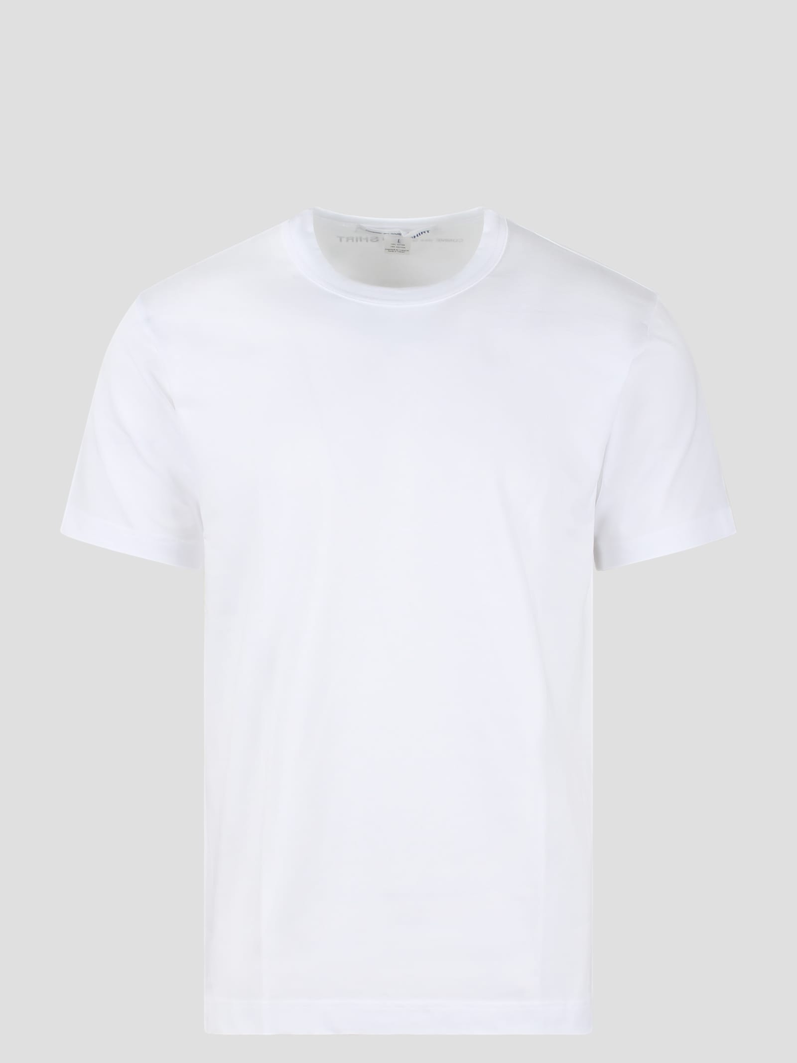 Shop Comme Des Garçons Shirt Logo Print T-shirt In White