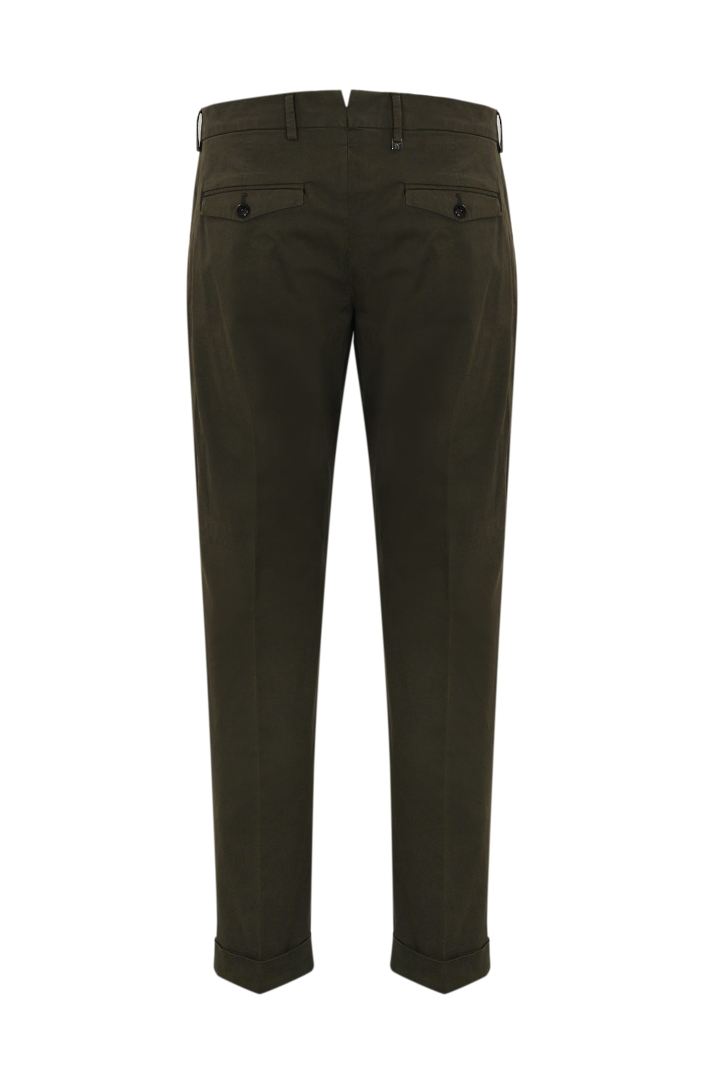Pt Torino Rebel 1p Gabardine Trousers In Cacao