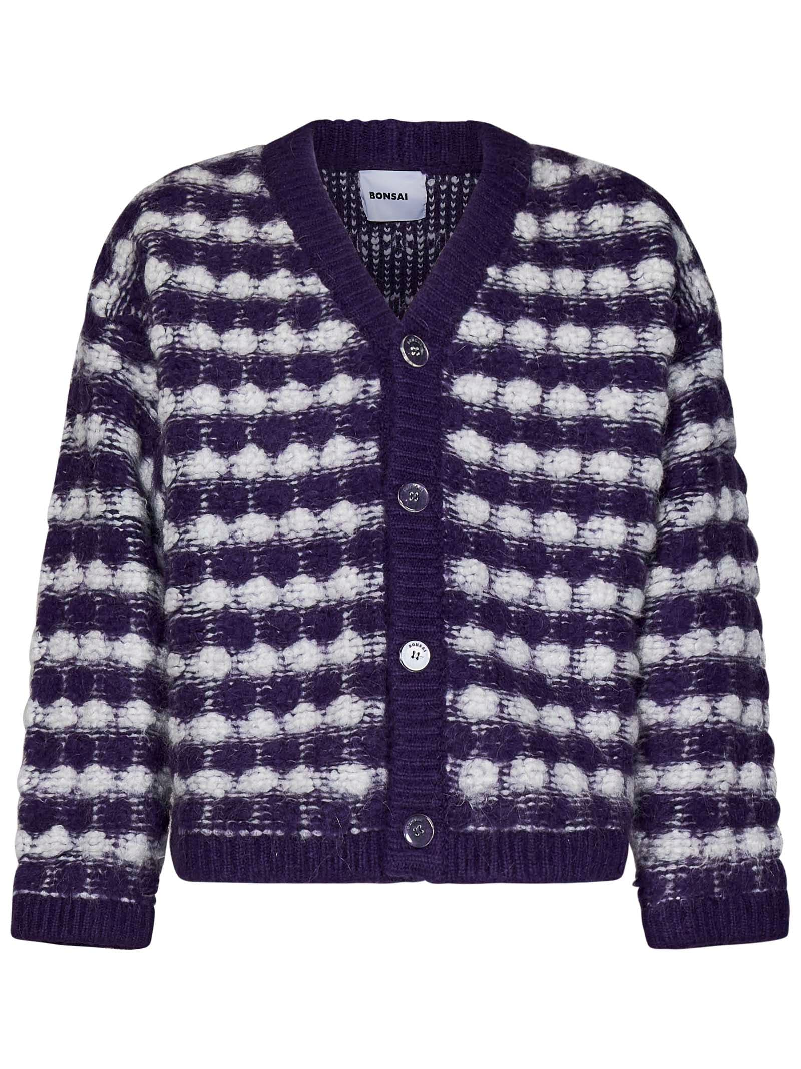 Shop Bonsai Cardigan In Purple