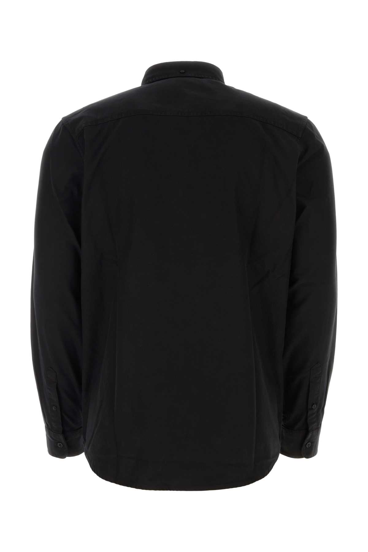 Carhartt Black Oxford L/s Bolton Shirt In Blackgarmentdyed