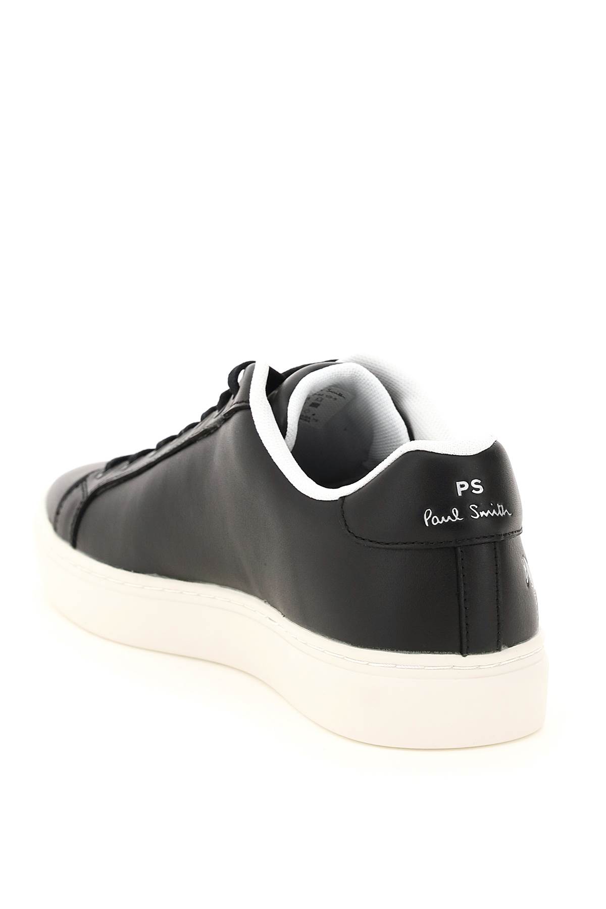 Shop Paul Smith Rex Sneakers With Zebra Logo In Black