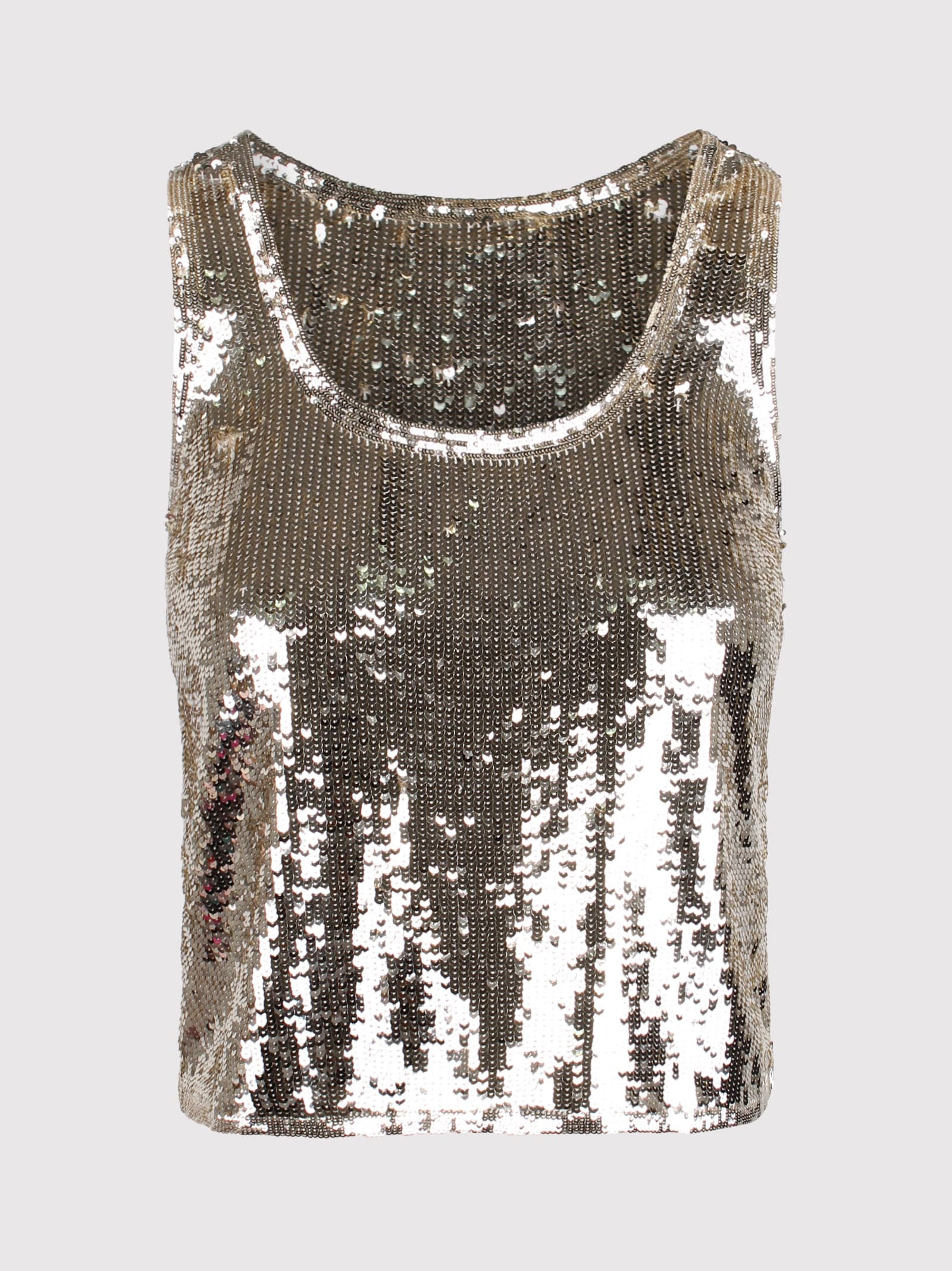 Alice Olivia Avril Top With Sequins