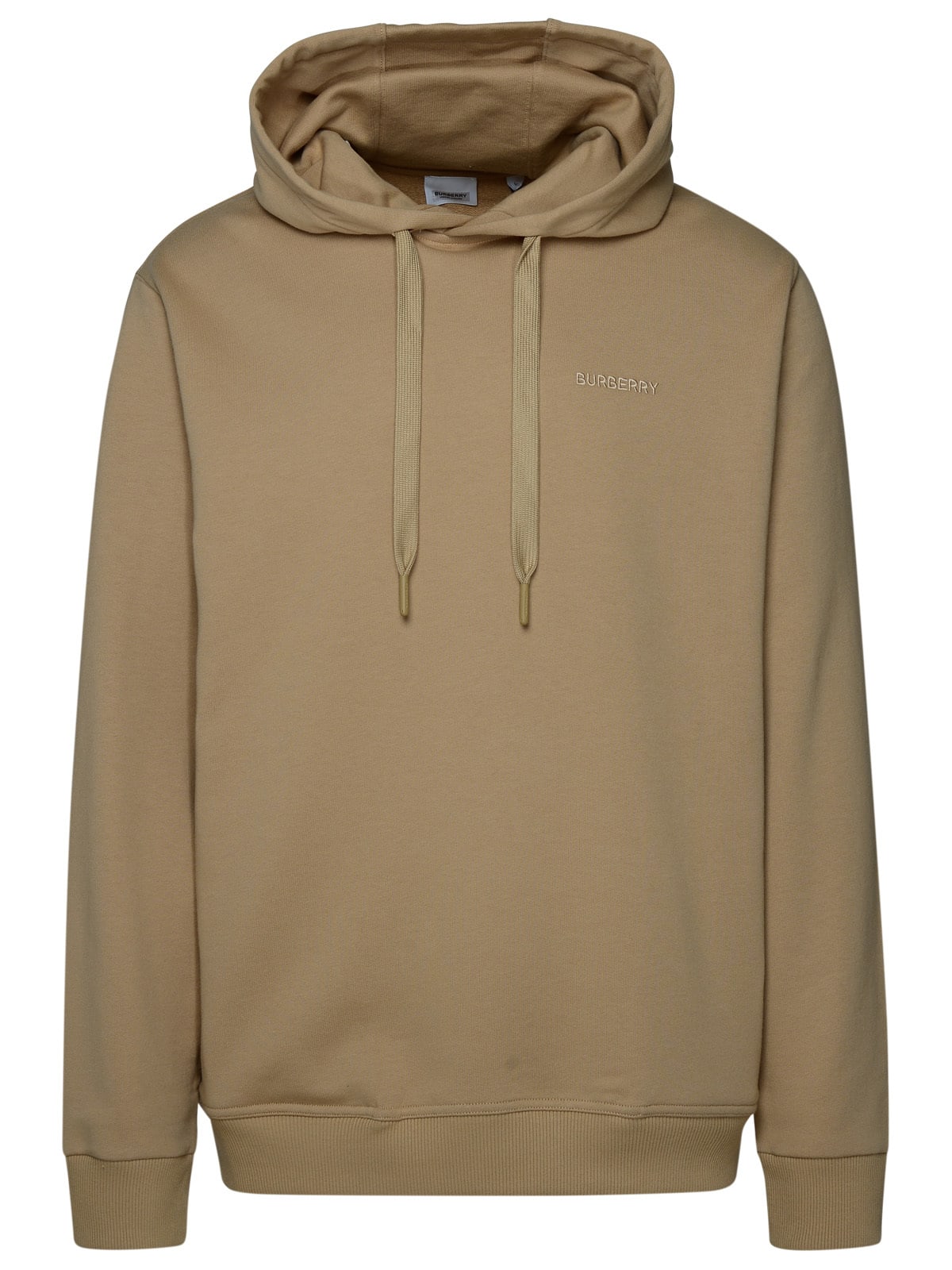 BURBERRY BEIGE COTTON MARKS SWEATSHIRT