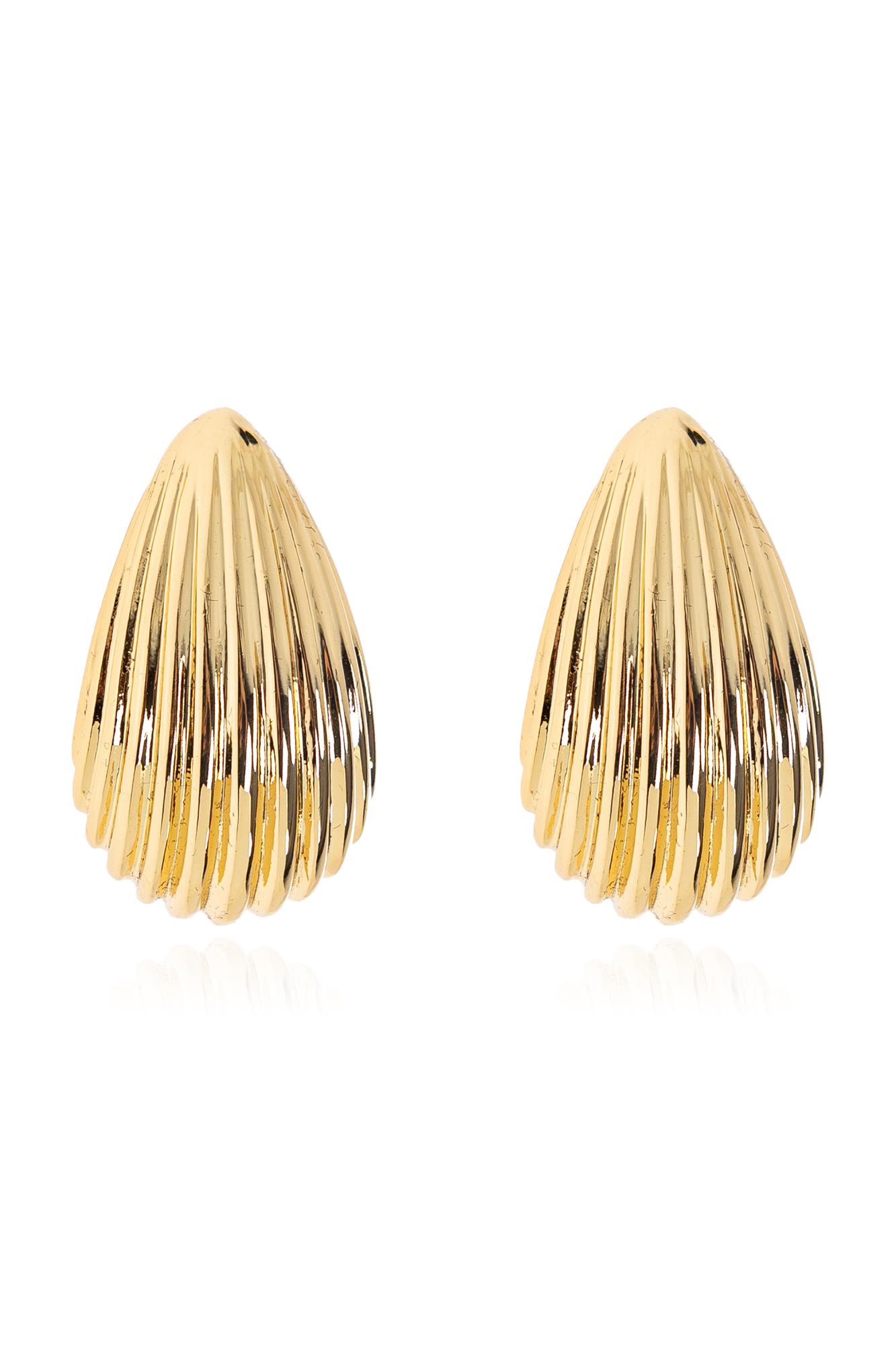 Anine Bing Brass Earrings In Gold