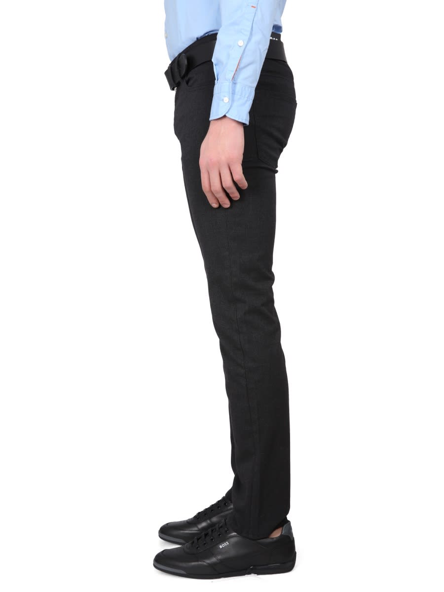 Hugo Boss Boss Jeans With Logo In Black