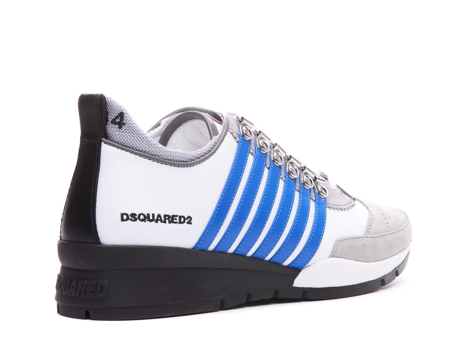Shop Dsquared2 Legendary Sneakers In Bianco/grigio