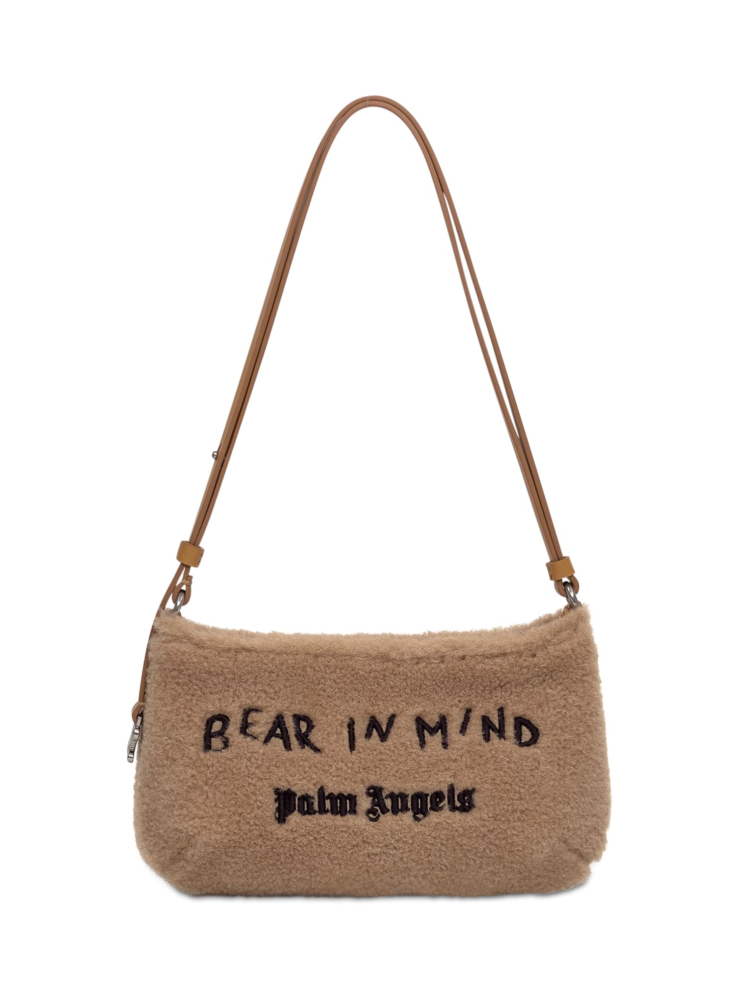 Shop Palm Angels Bear In Mind Bag In Brown Black