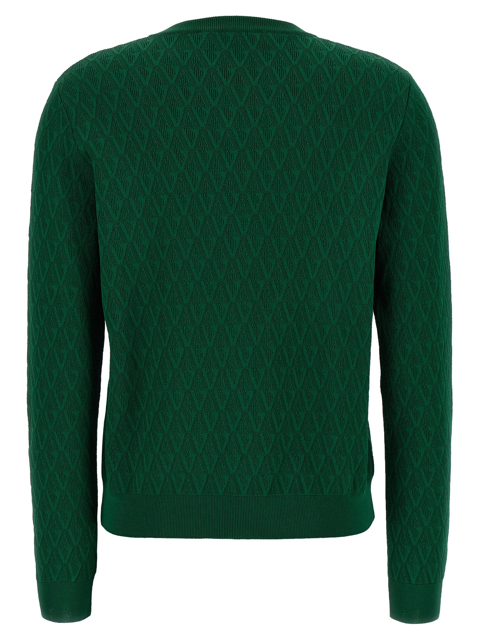 Versace Cardigan Pattern V In Green