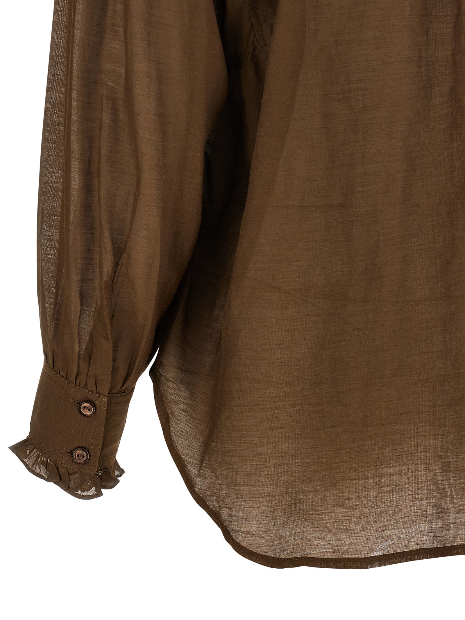 Isabel Marant Étoile Marant Etoile Women Pamias Blouse In Brown