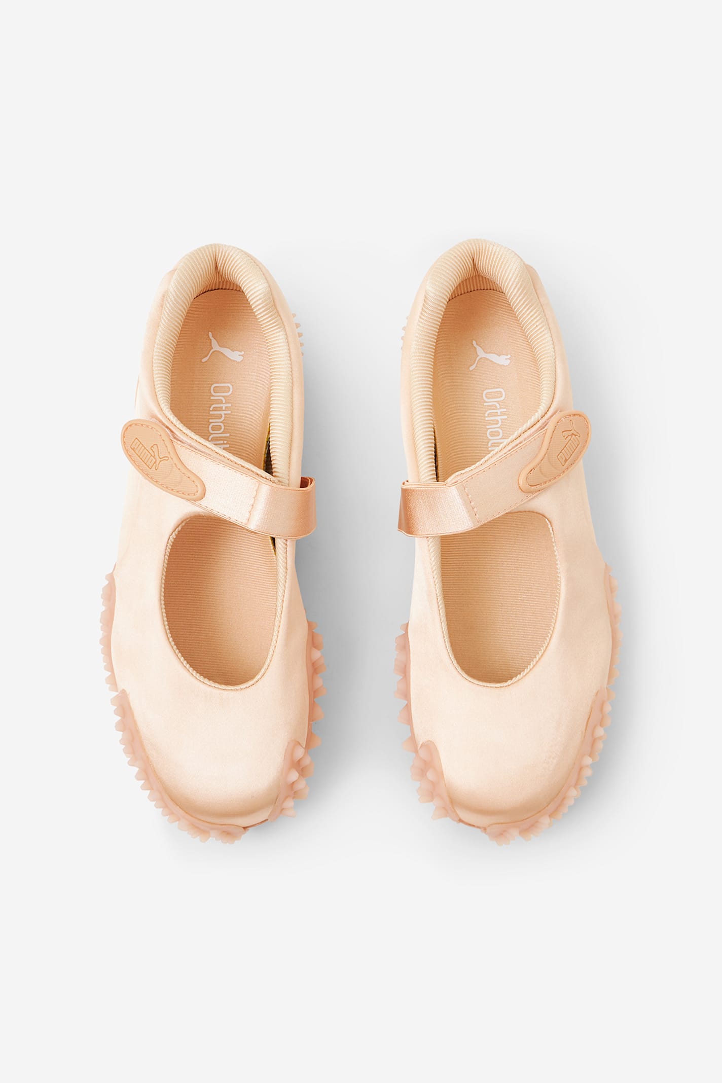 Puma Mostro Fey Satin Sneakers In Neutral