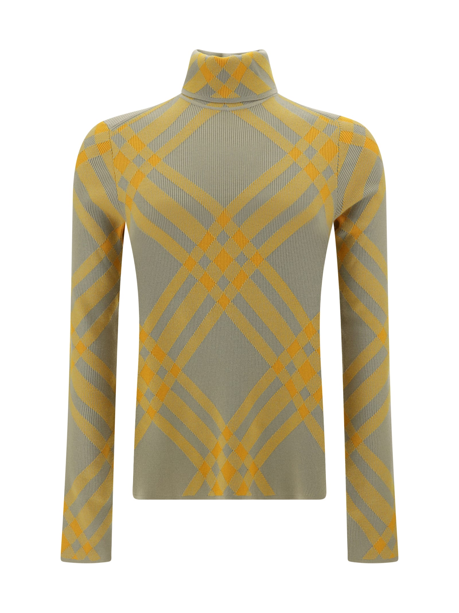 Shop Burberry Sweater In Neutrals/yellow