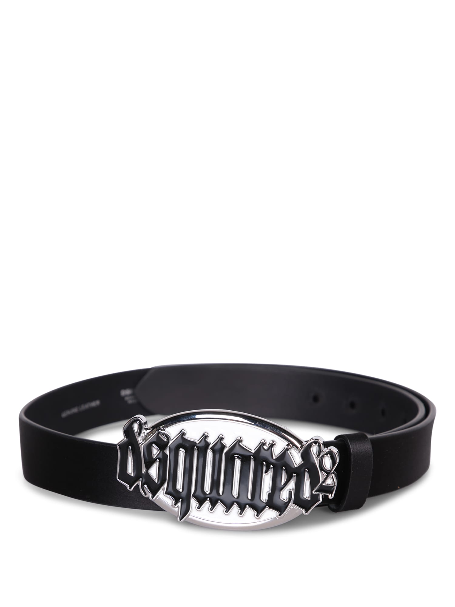 Gothic Satin Black Belt