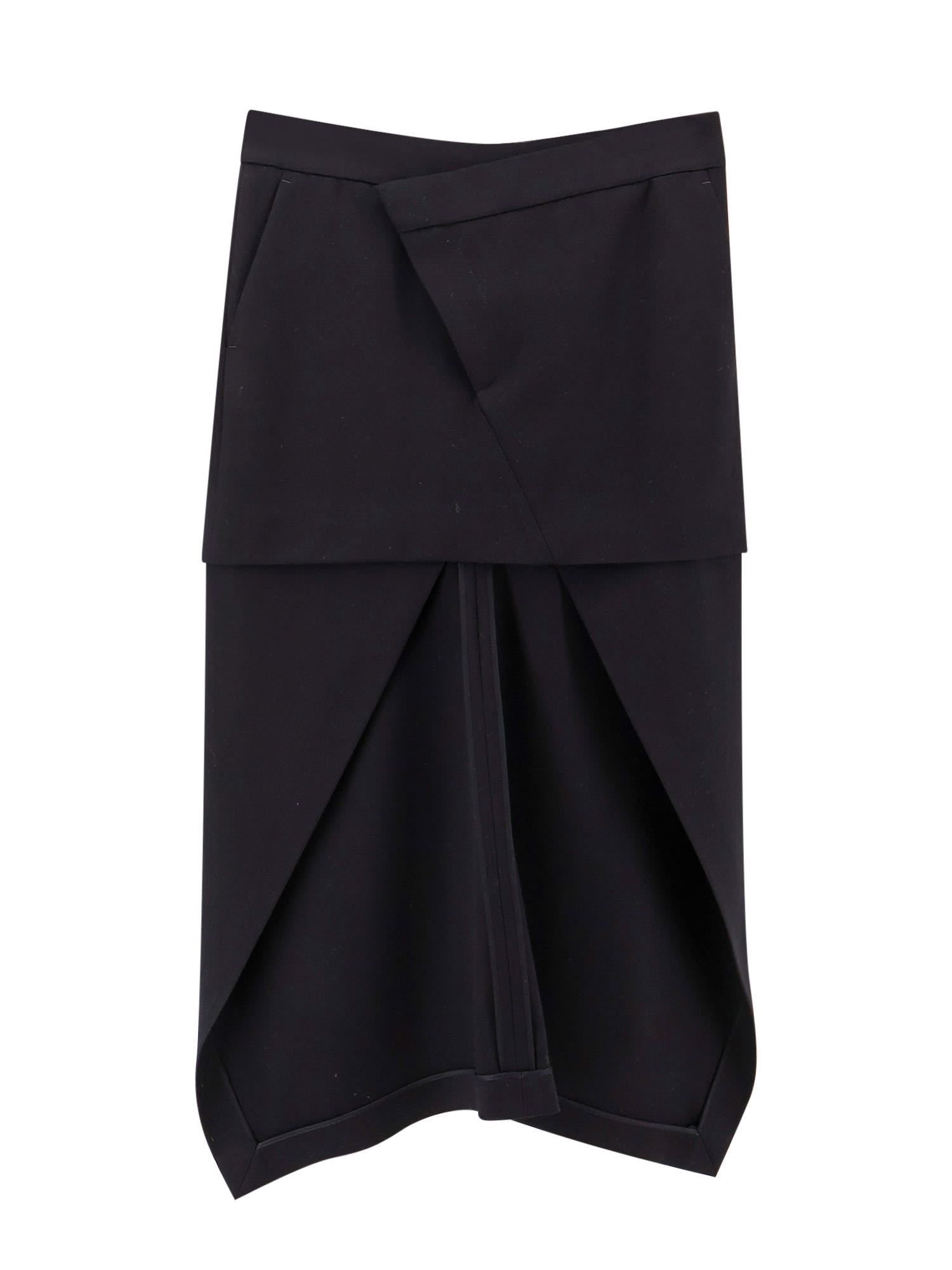 Asymmetric Midi Skirt