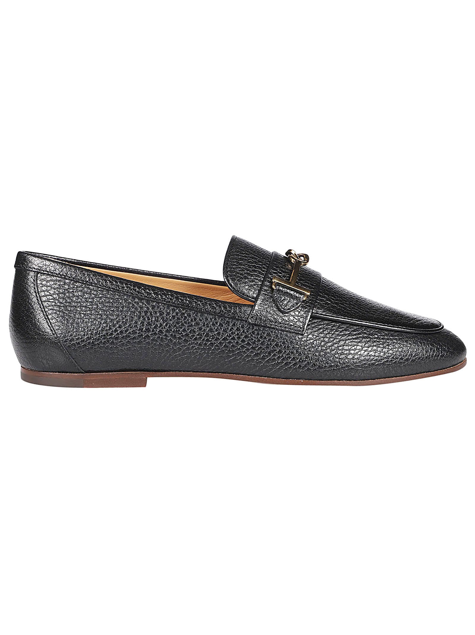 Shop Tod's 79a Loafers In Nero