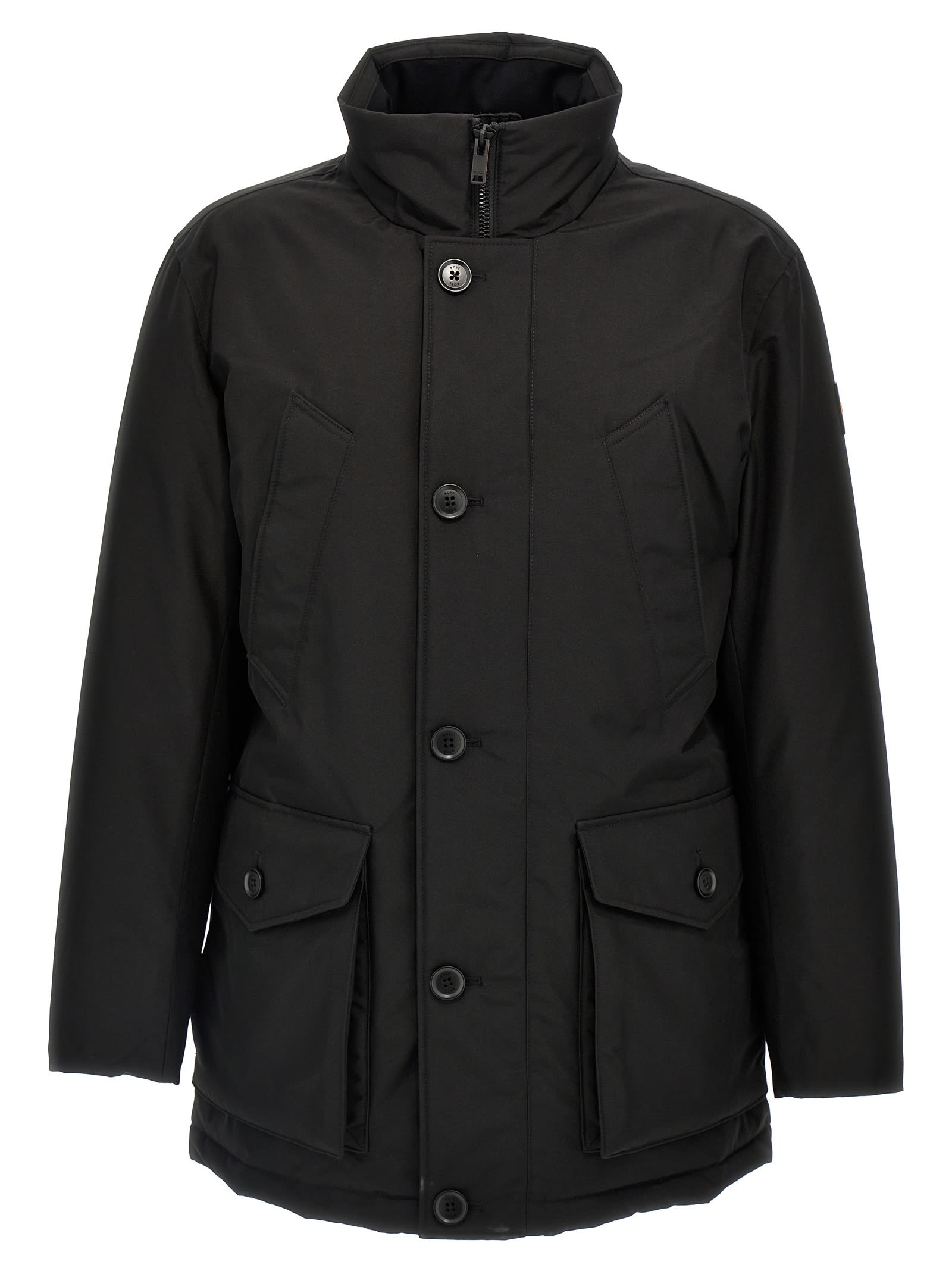 Shop Hugo Boss Osiass Parka In Black