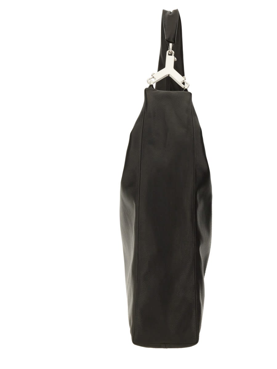 Shop Rick Owens Cerberus Bag In Black