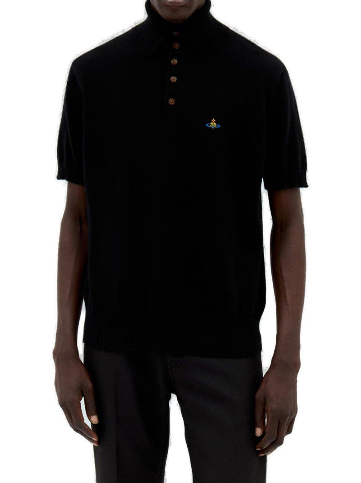 Logo Embroidered Knitted Alex Polo Shirt