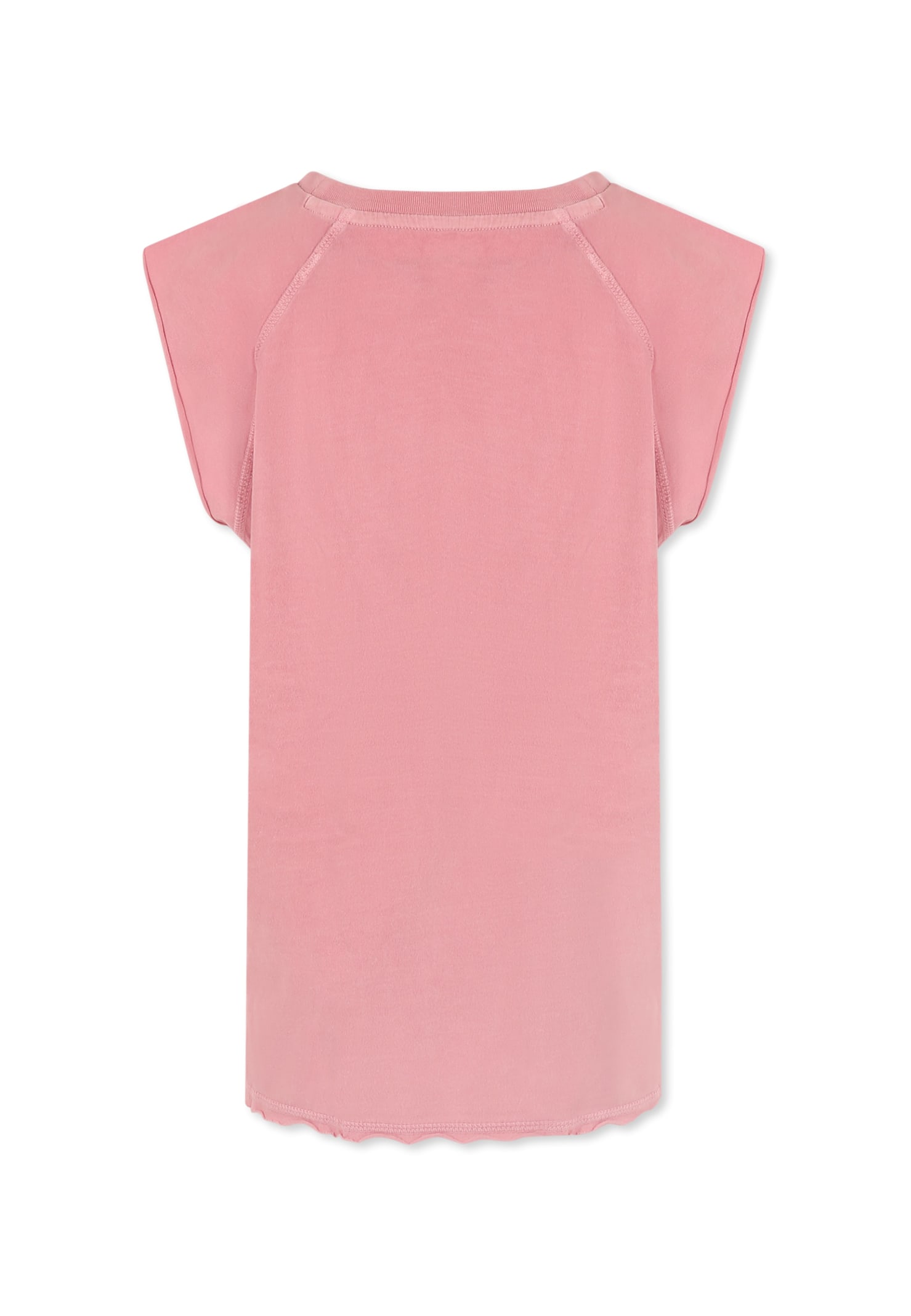 Zadig & Voltaire Pink Tank Top For Girl With Logo In Pink