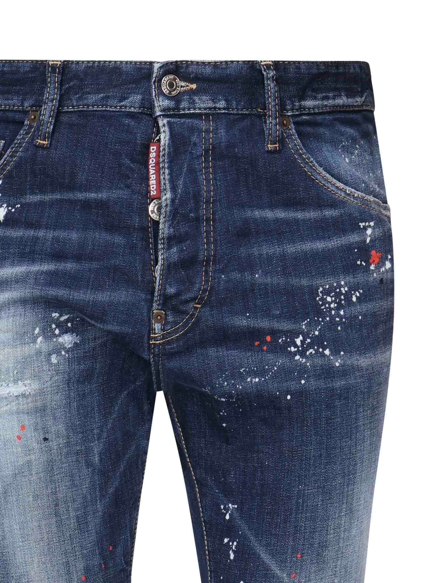 Dsquared2 Cool Guy Distressed Jeans In Blue