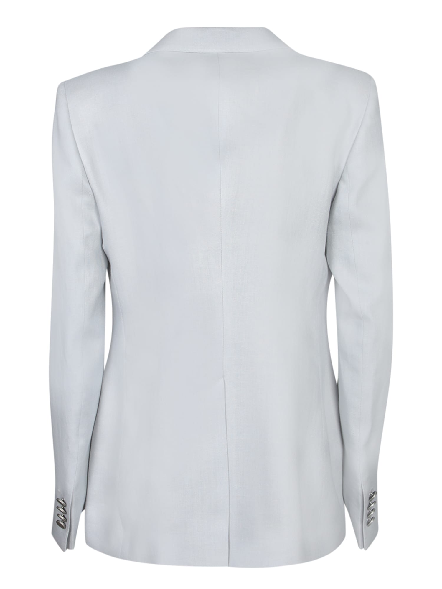 TAGLIATORE PARIGI LINEN JACKET IN PEARL GREY