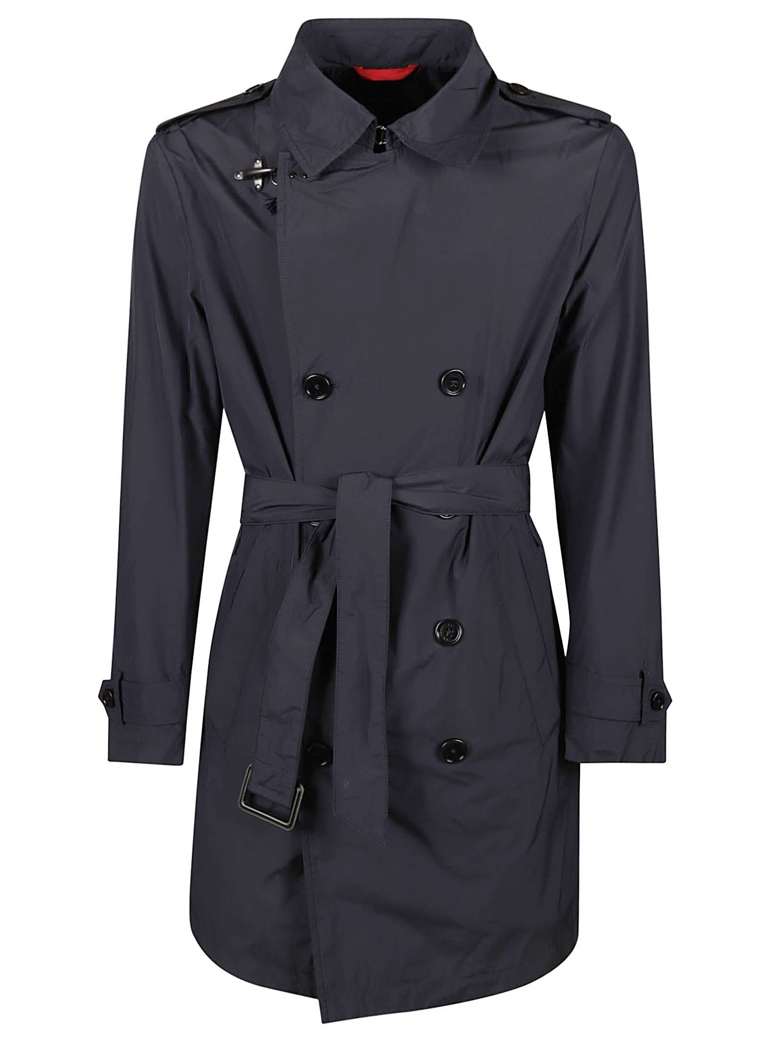 Shop Fay Tie-waist Classic Trench In Multicolor