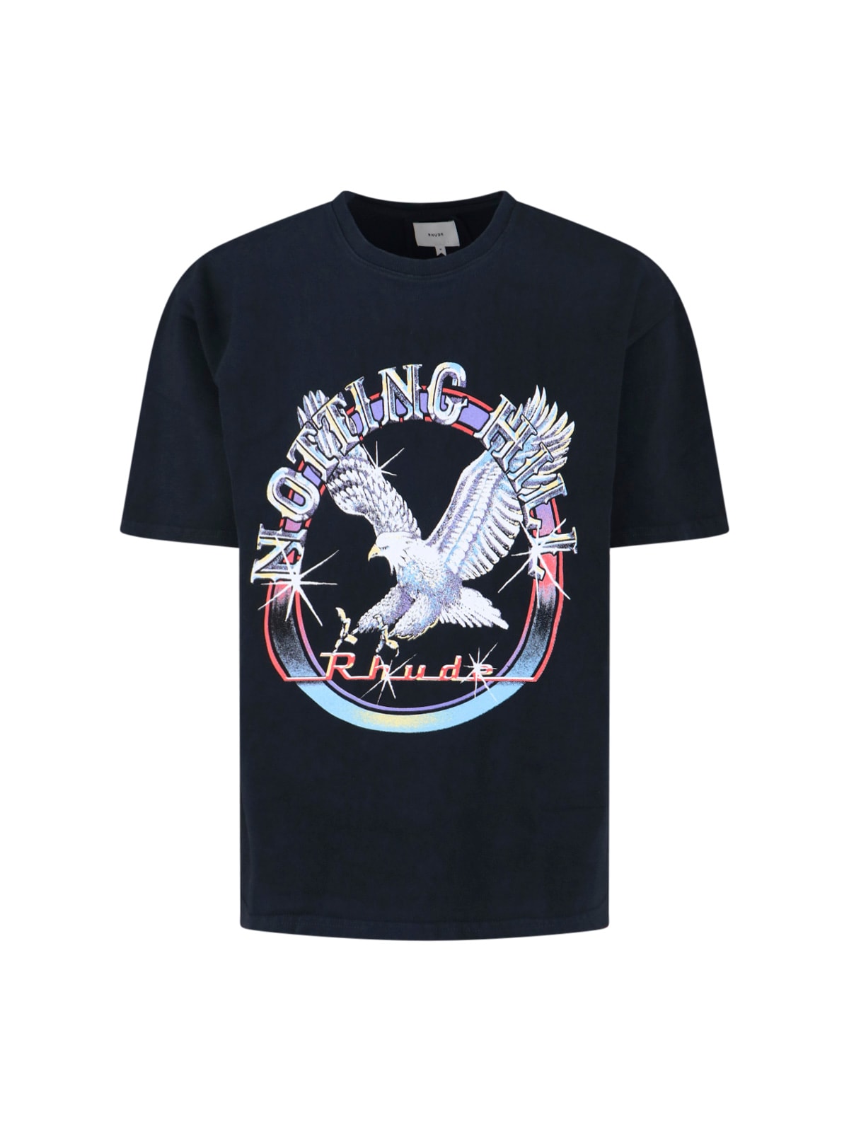 Rhude Notting Hill Eagle Graphic T-shirt In Black