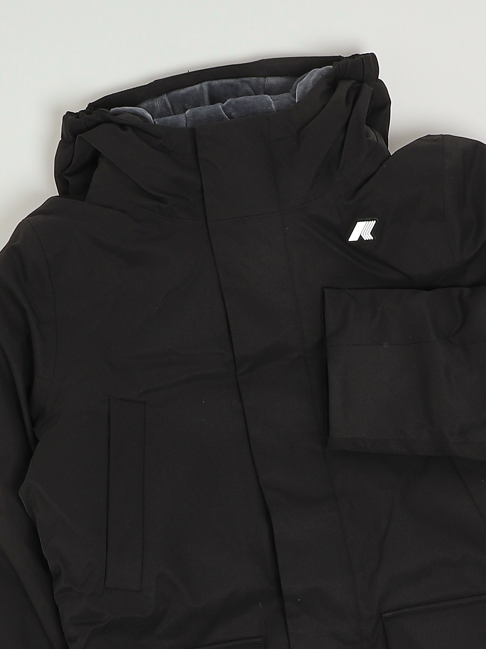 K-way Jarkotwill Marmotta Long Jacket Jacket In Black