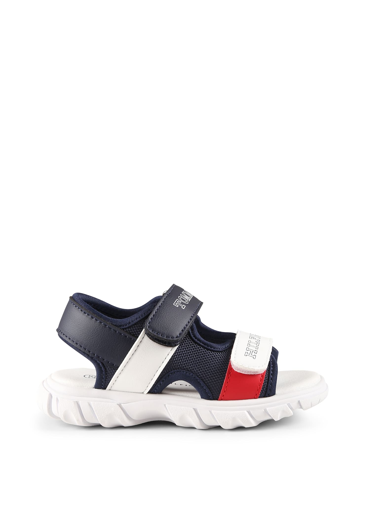 TOMMY HILFIGER BLUE SANDALS FOR BOY WITH LOGO