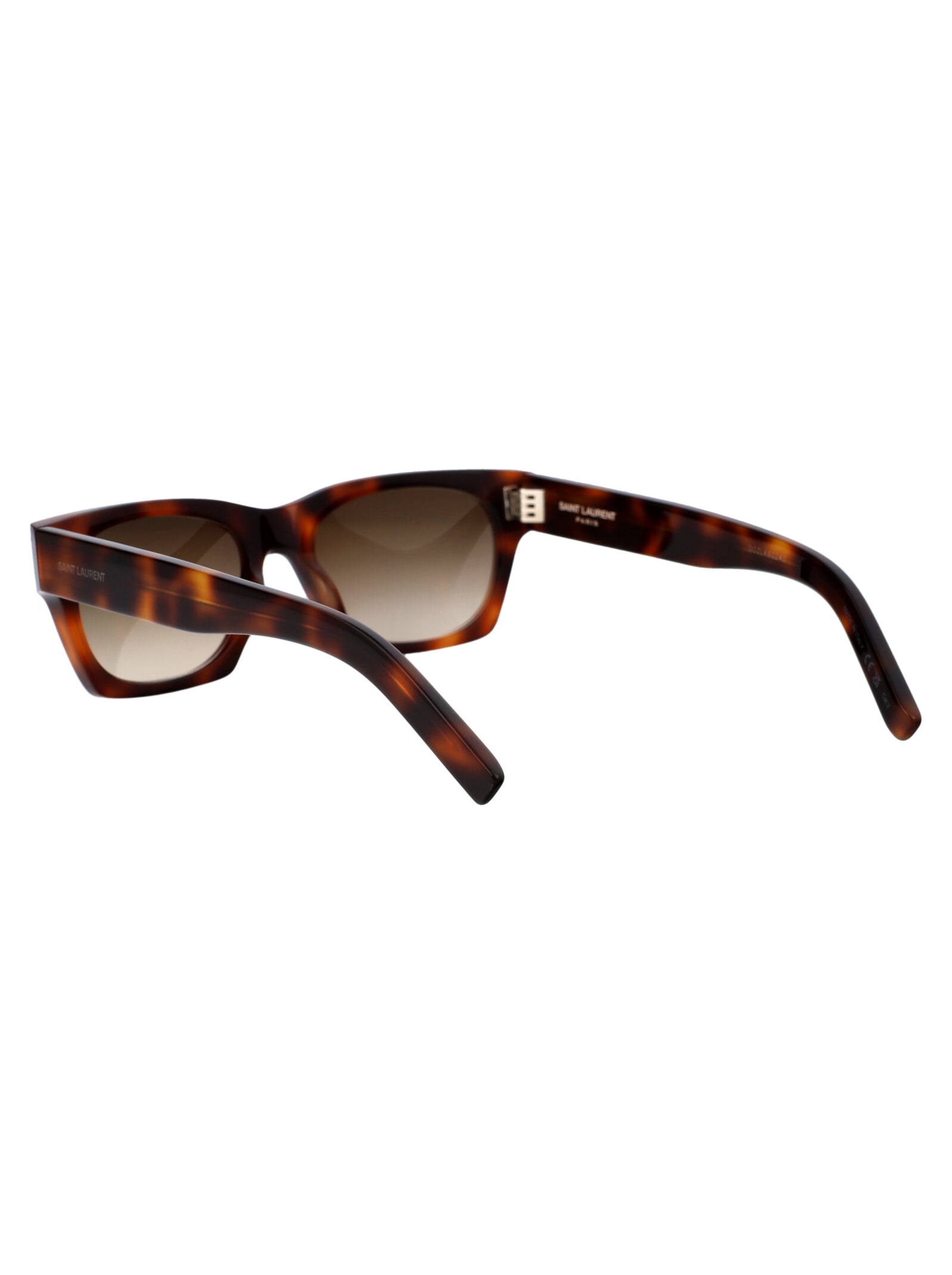 Saint Laurent Sl 402 Sunglasses In Havana-havana-brown