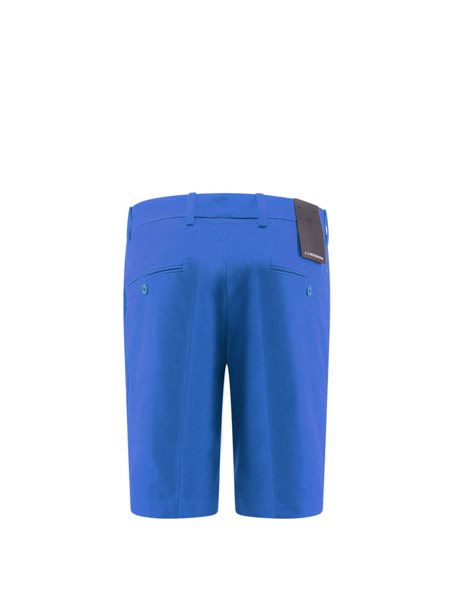 Shop J. Lindeberg Bermuda Shorts In Blue