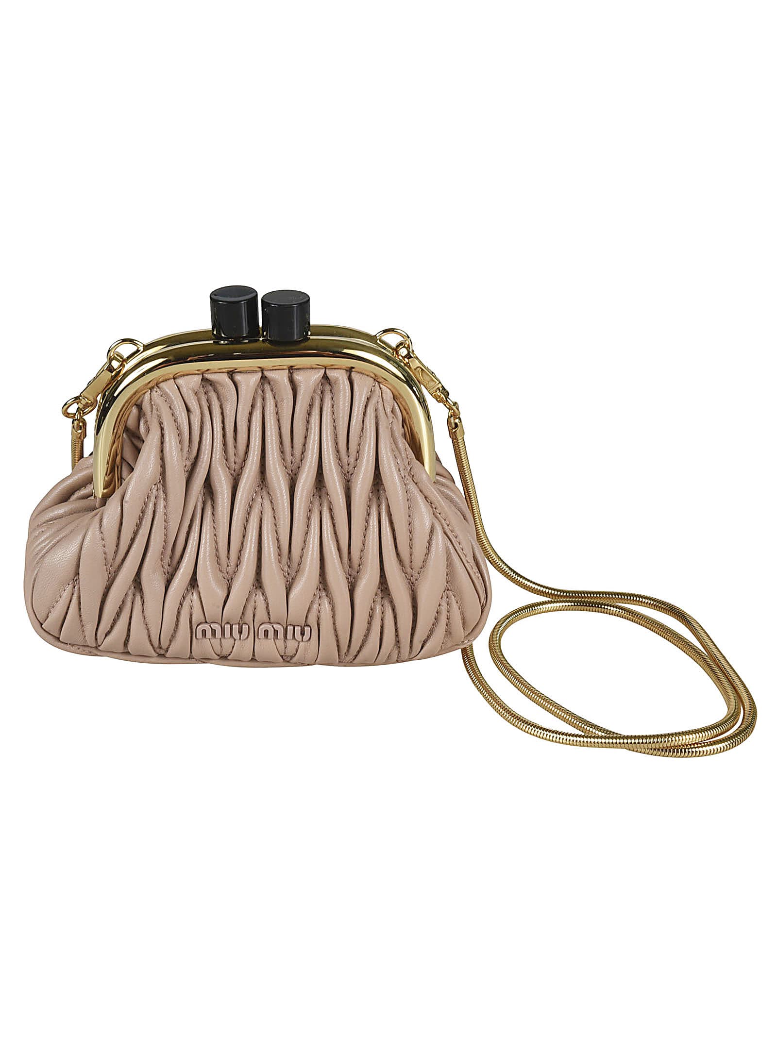 Miu Miu Chain-Link Crossbody Bag