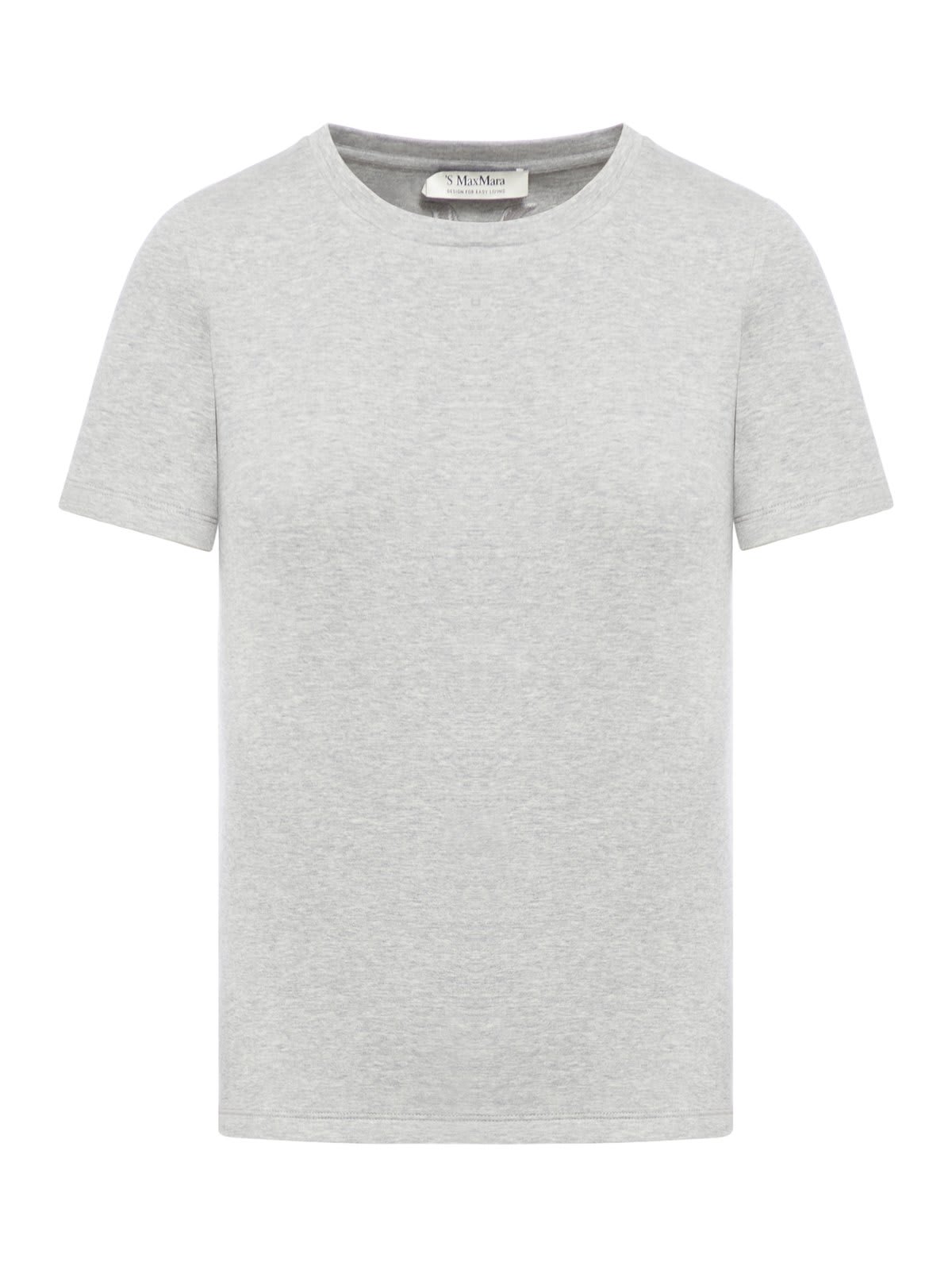 Shop 's Max Mara Short-sleeved Jersey T-shirt In Grigio