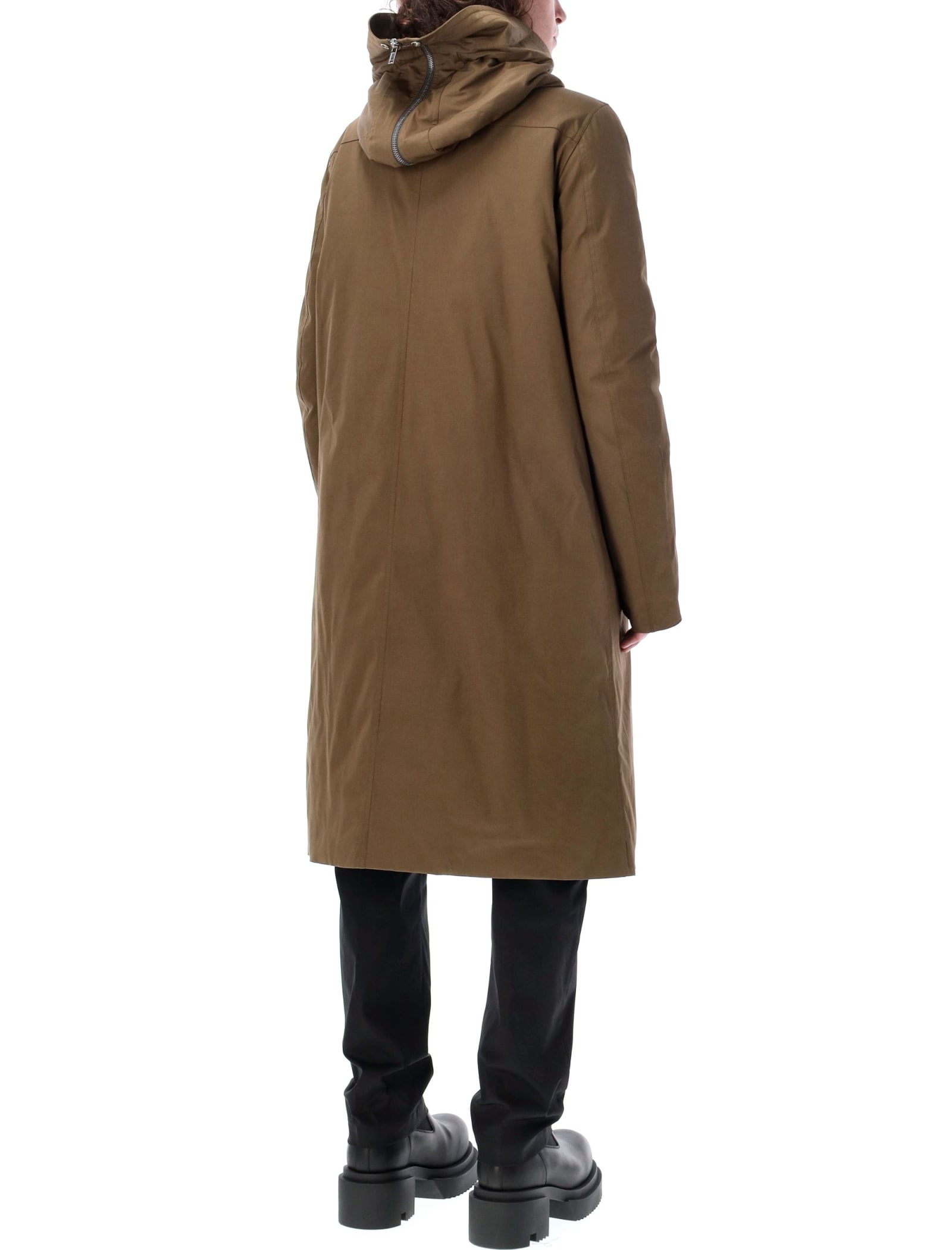 Shop Rick Owens Mega Parka In Bean