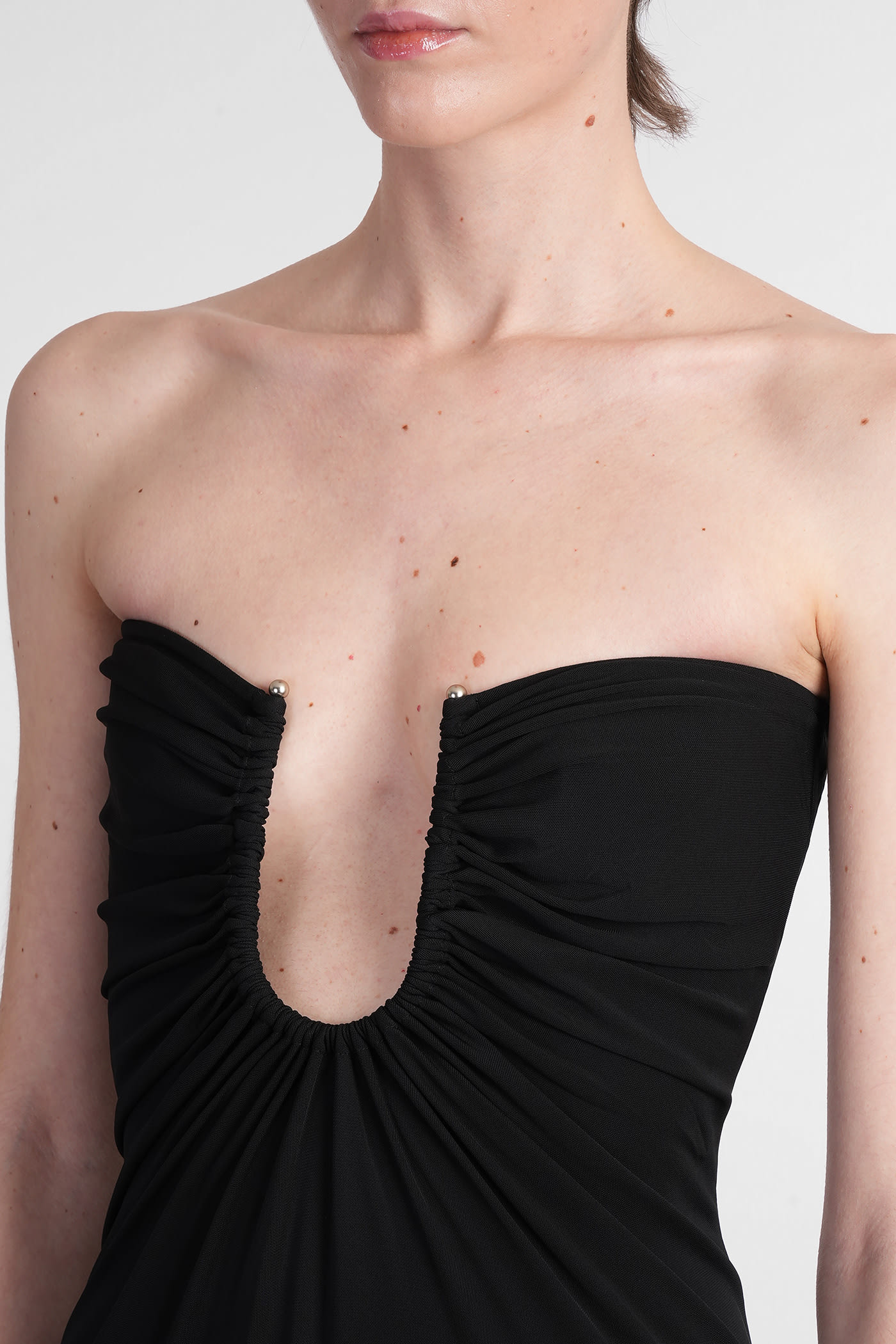 Christopher Esber Dress In Black Viscose In Black