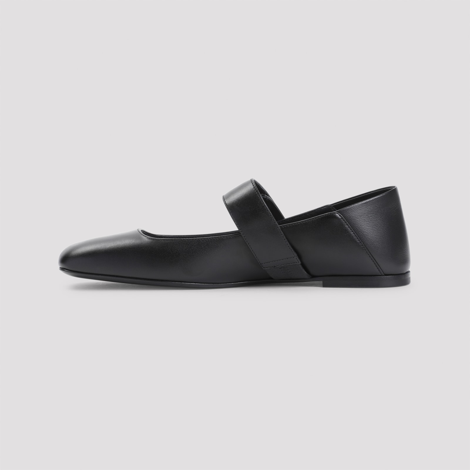 Shop Valentino Vlogo Locker Ballerinas In No Nero