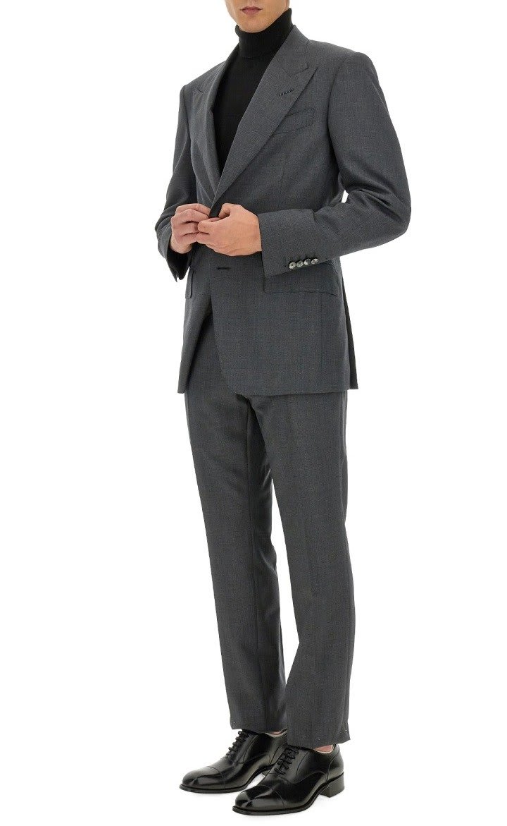 Shop Tom Ford Shelton Two-piece Tailored Suit In Grey