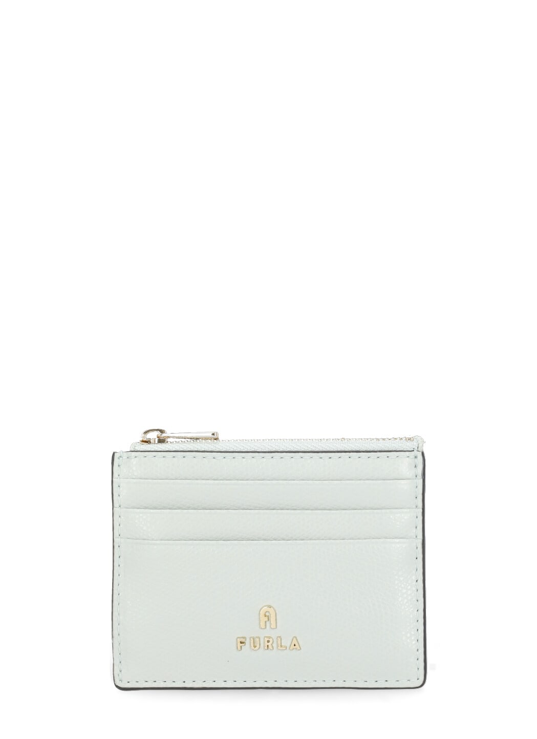 Furla Camelia Zip-fastening Cardholder In Green