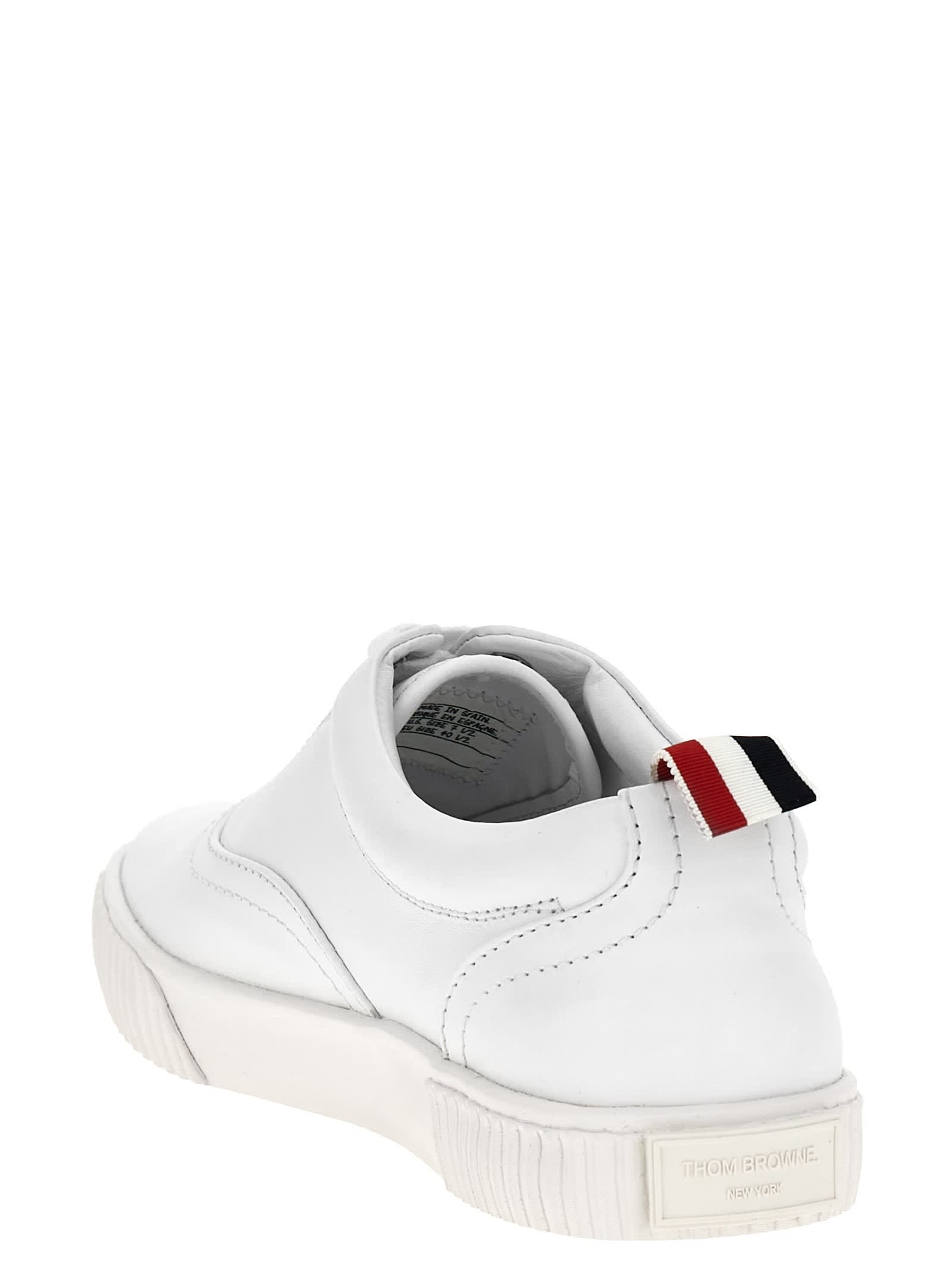 Thom Browne Heritage Low Top Sneaker In White