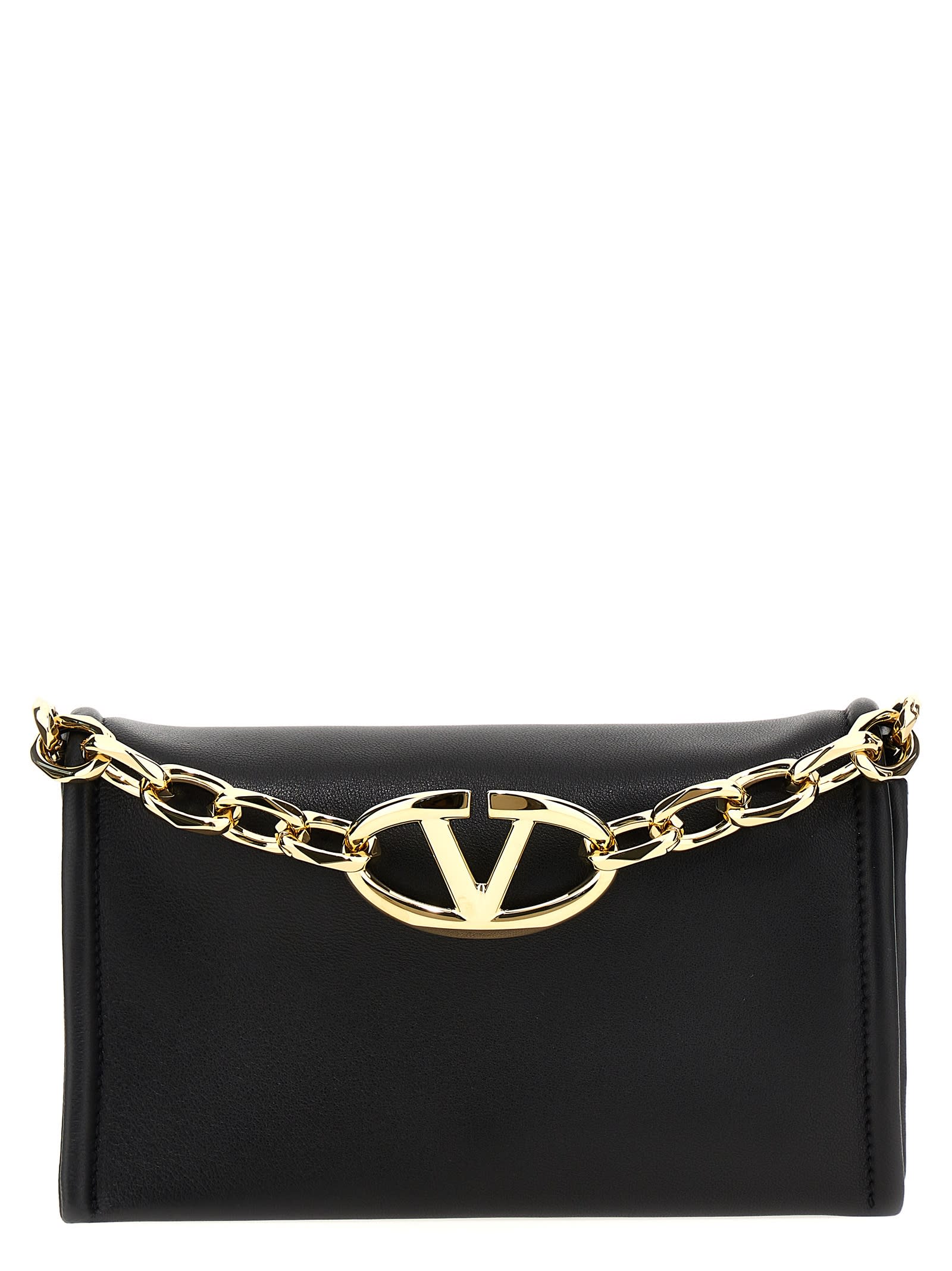 VALENTINO GARAVANI VALENTINO GARAVANI VLOGO CHAIN CLUTCH BAG