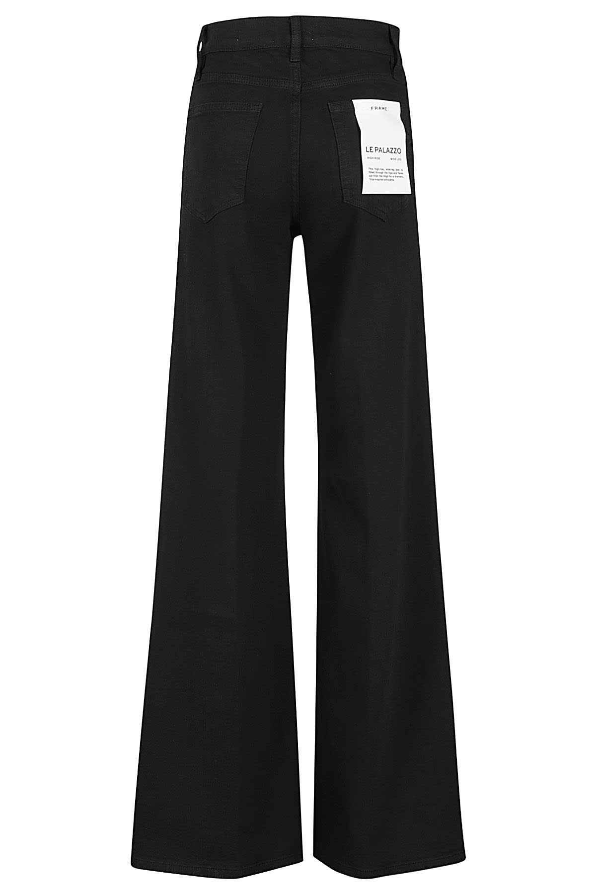 Shop Frame Le Palazzo Pant In Film Noir