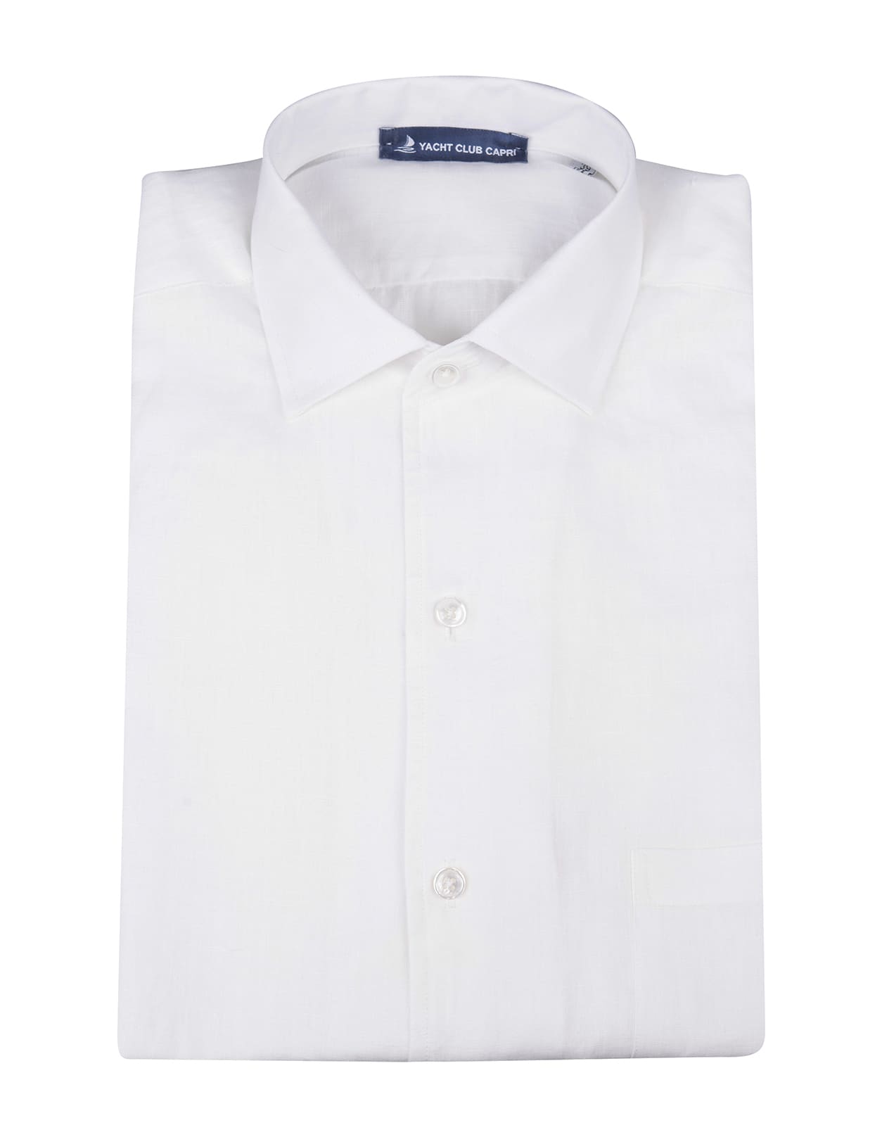 Fedeli Man Regular Fit Shirt In White Cotton