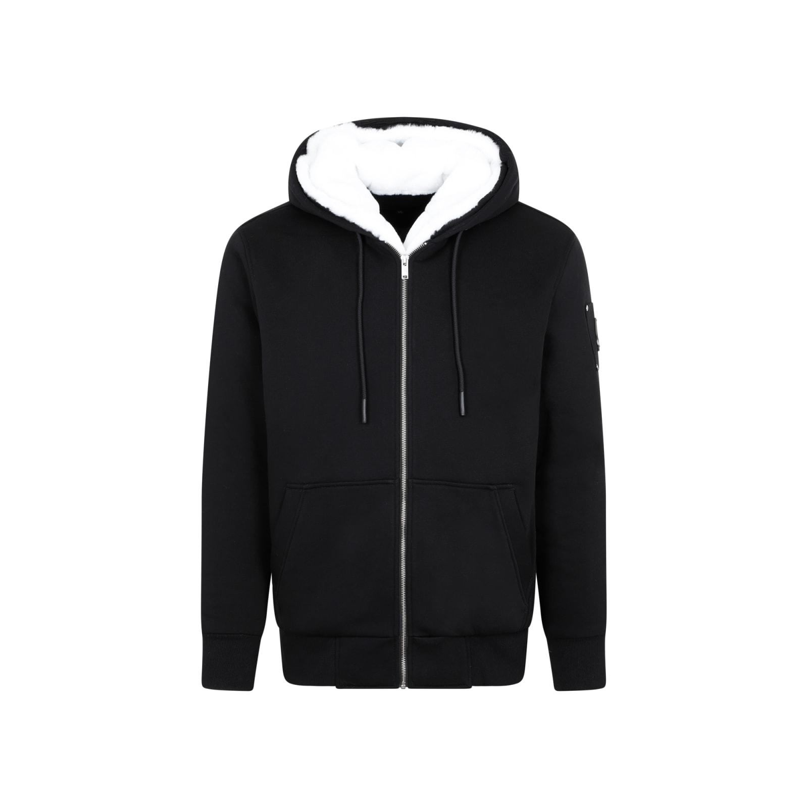 Moose Knuckles Classic Bunny Hoodie Sweatshirt In Black