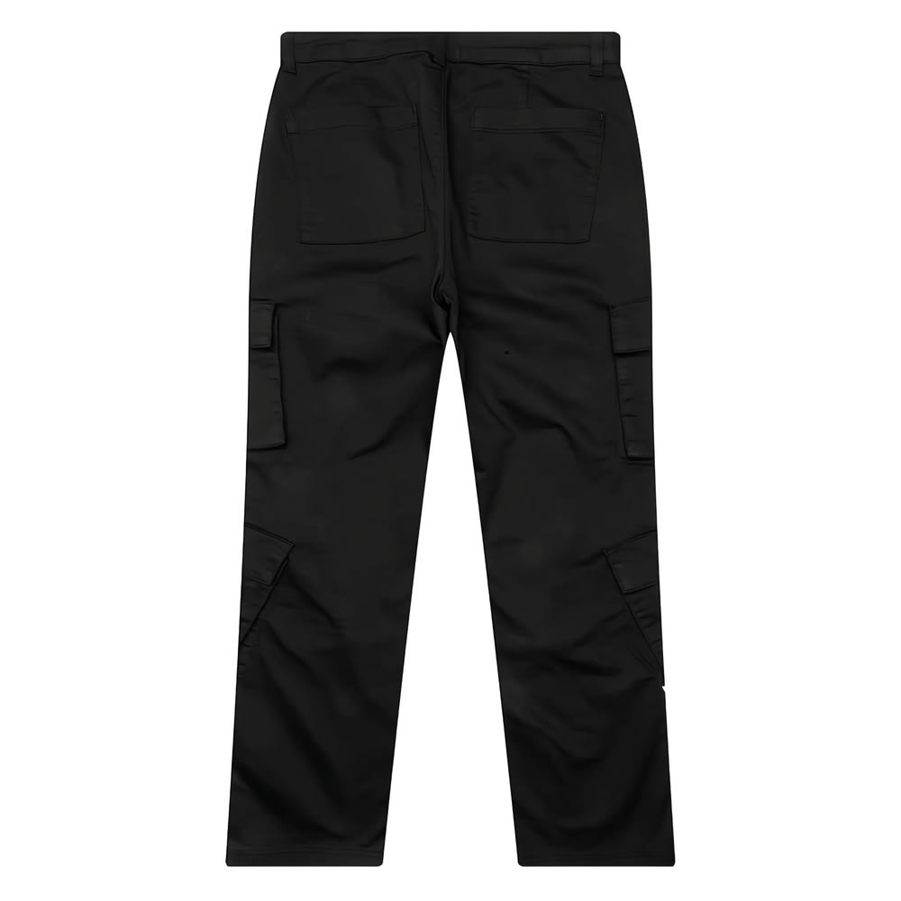 Represent Cargo Trousers Featuring Multiple Pockets In Black