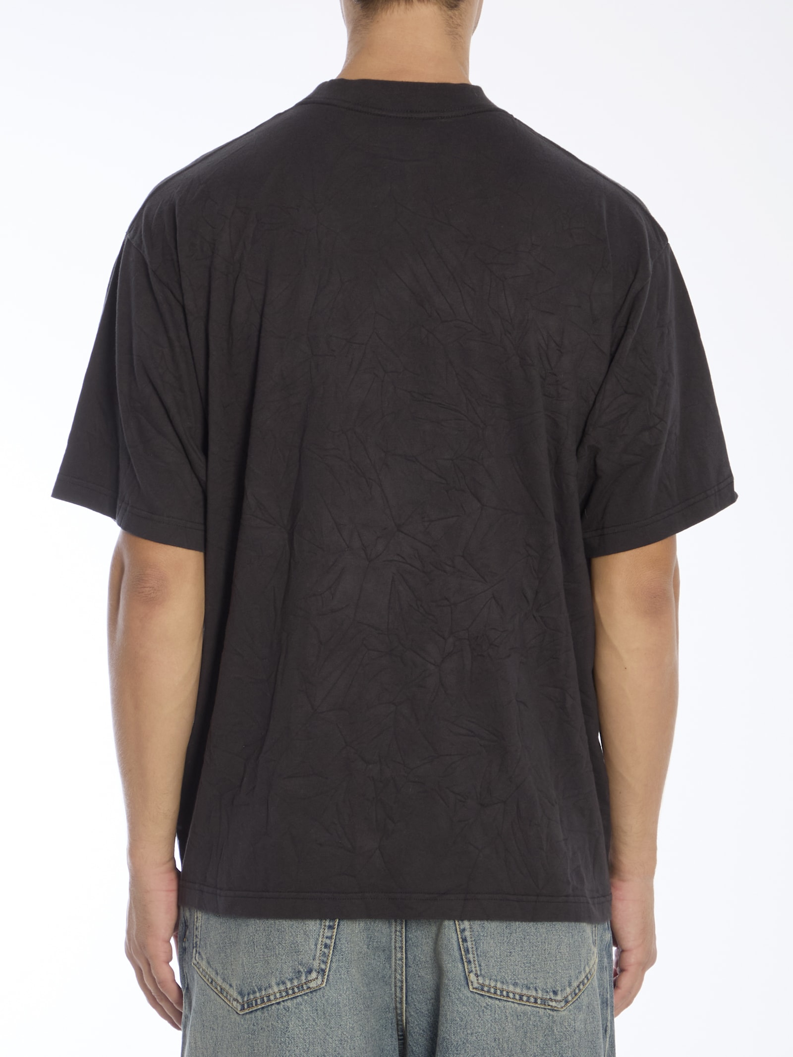 Shop Balenciaga Loop Sports Icon T-shirt In Black